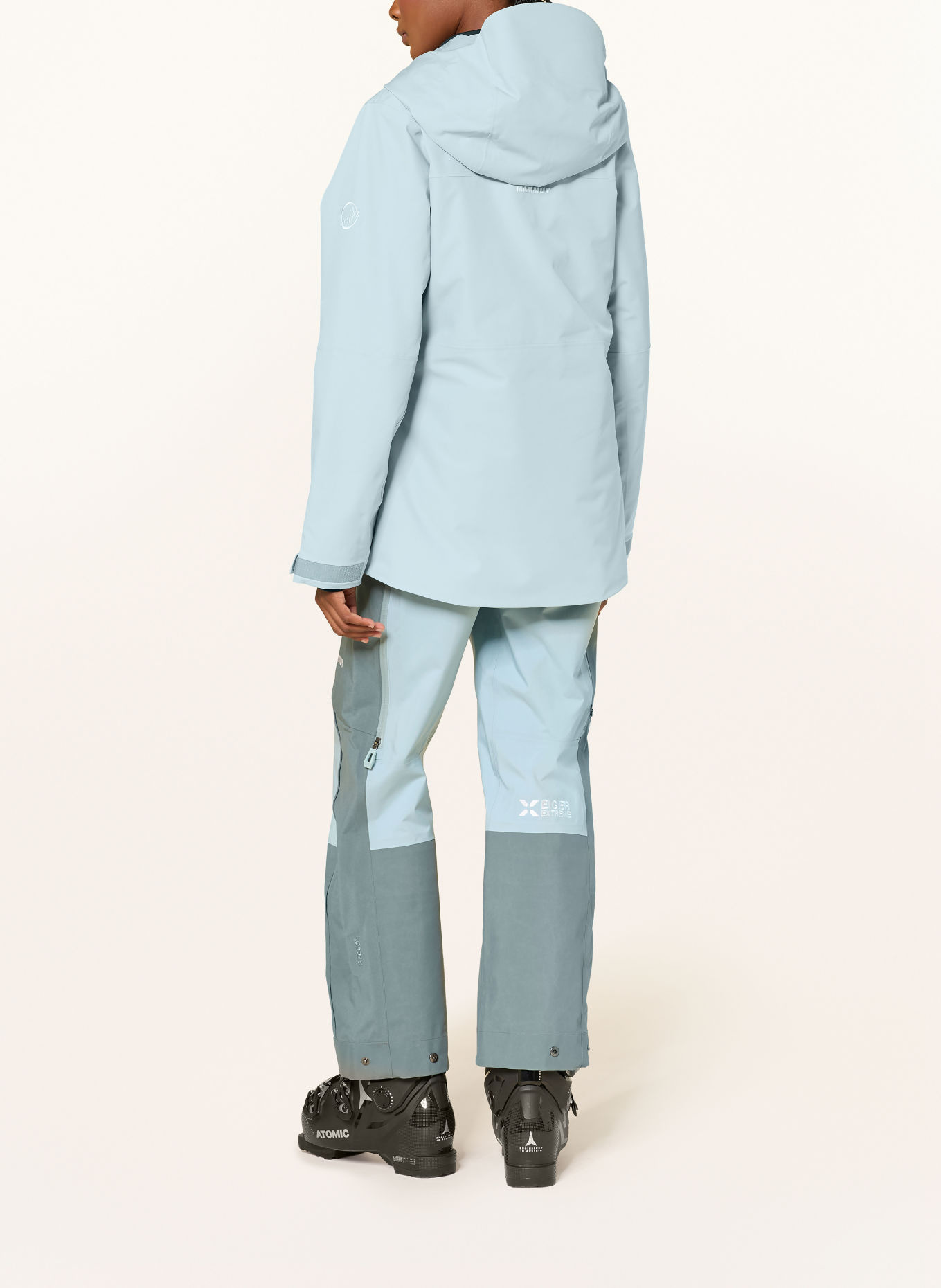 MAMMUT Hardshell-Skihose EIGER FREE PRO HS: HELLBLAU / BLAU
