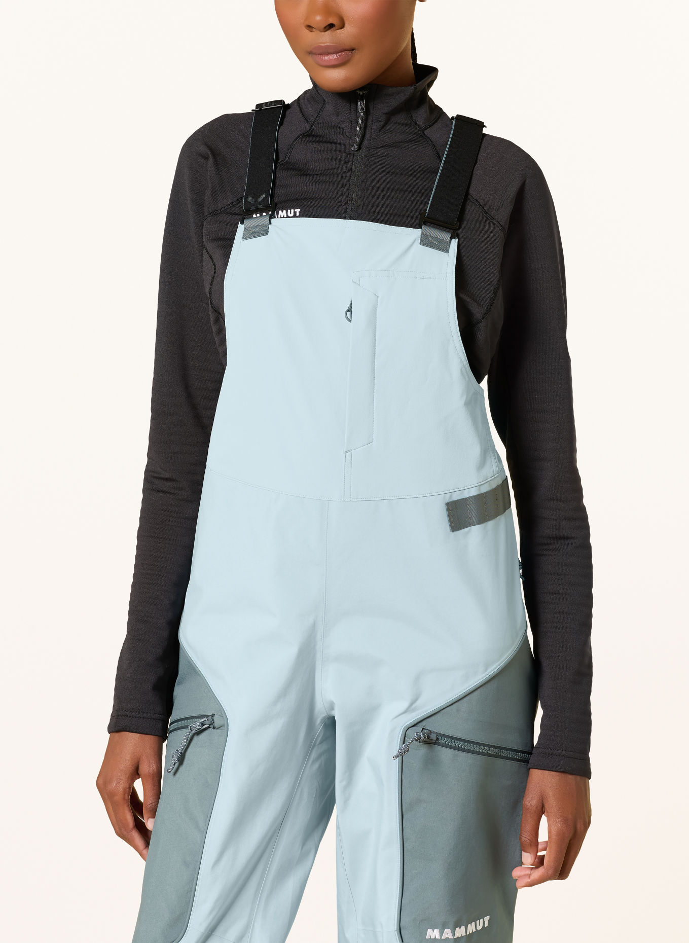 MAMMUT Hardshell-Skihose EIGER FREE PRO HS: HELLBLAU / BLAU