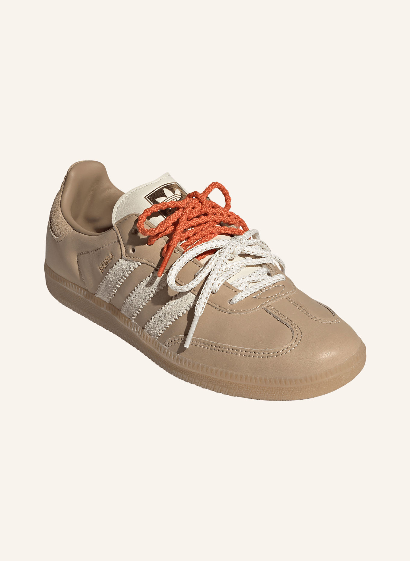 adidas Originals Sneakersy SAMBA OG: SVĚTLE HNĚDÁ / KRÉMOVÁ
