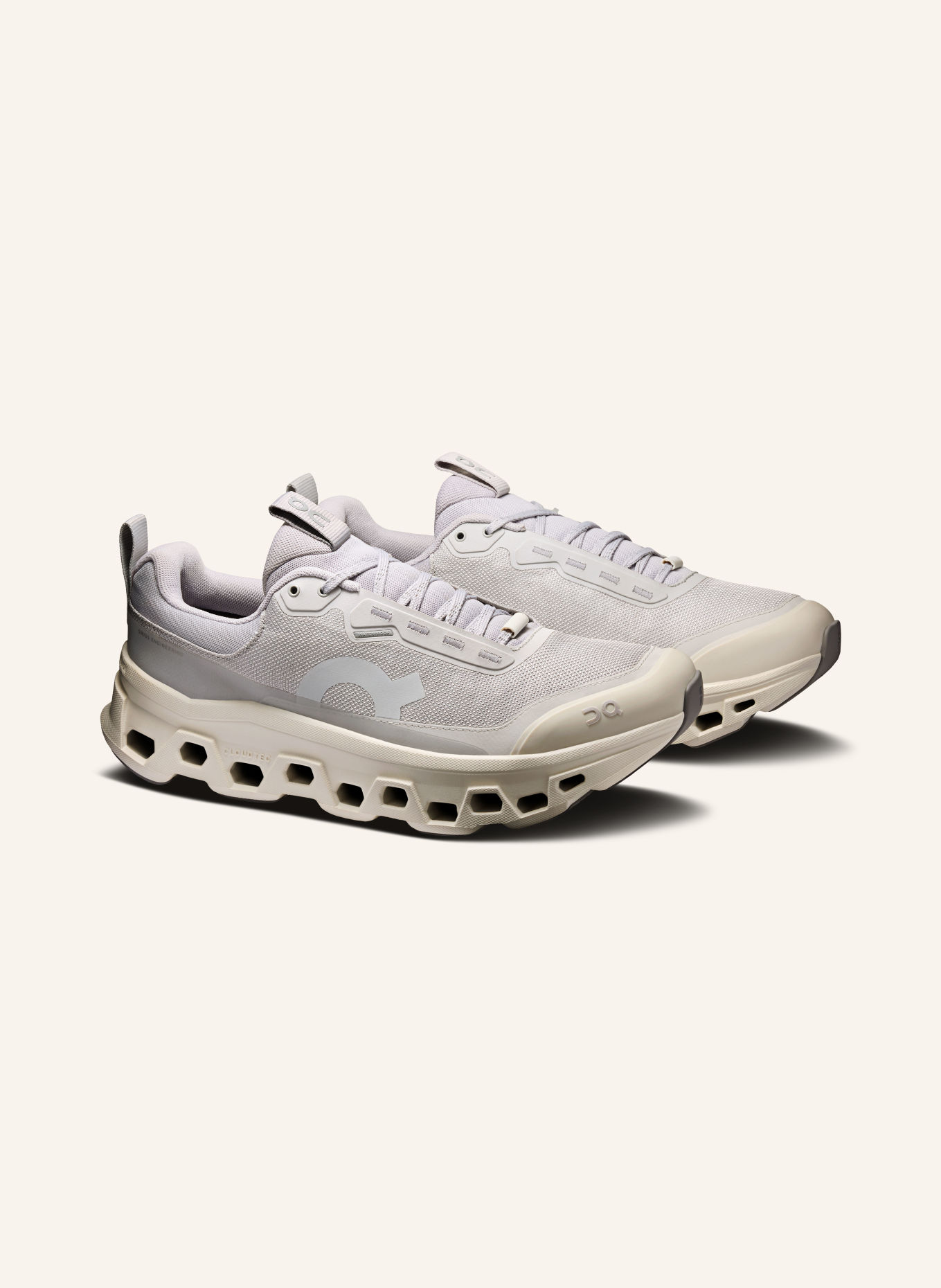 On Sneaker CLOUDMONSTER 1 WATERPROOF: HELLGRAU / CREME / GRAU