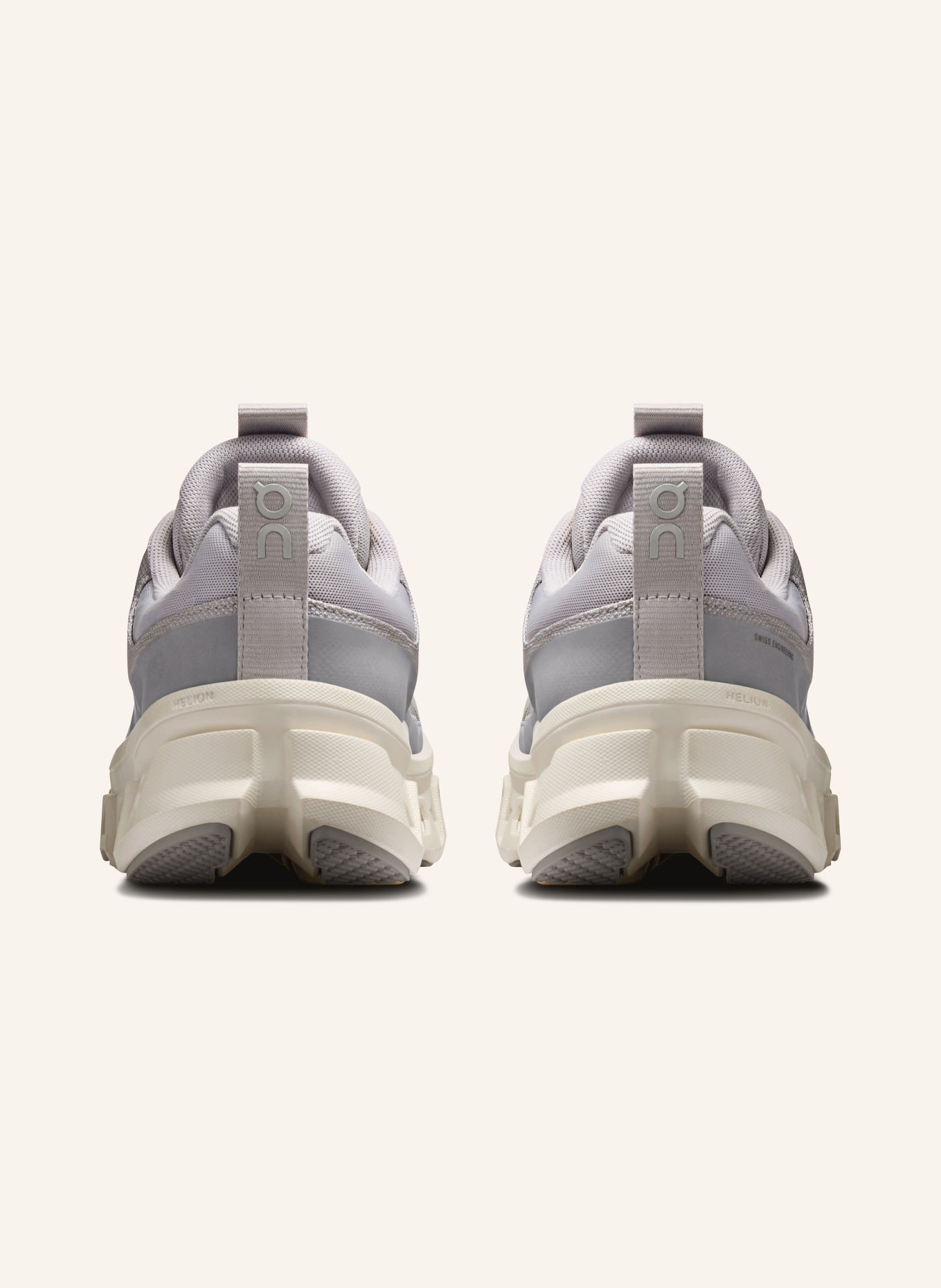 On Sneaker CLOUDMONSTER 1 WATERPROOF: HELLGRAU / CREME / GRAU