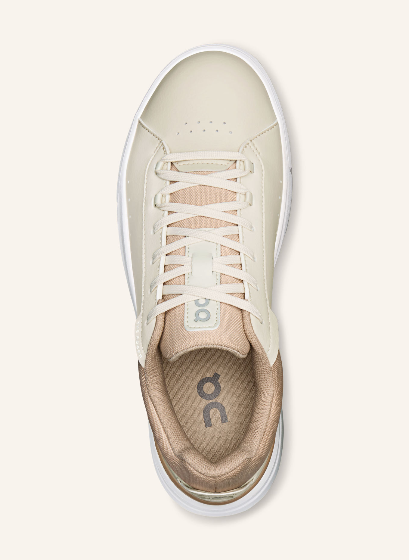 On Sneakers: THE ROGER ADVANTAGE: BEIGE / LIGHT BROWN