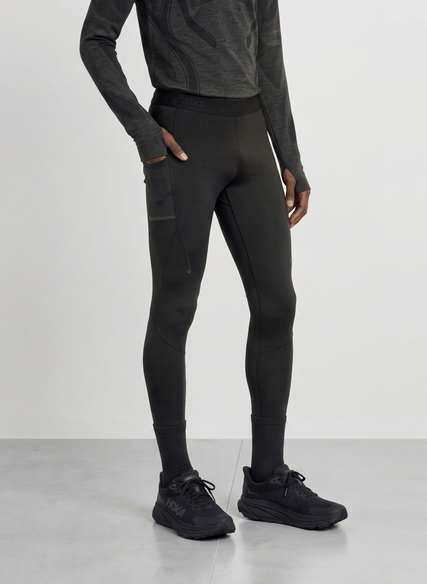 ASICS Løbetights ROAD WINTER: SORT