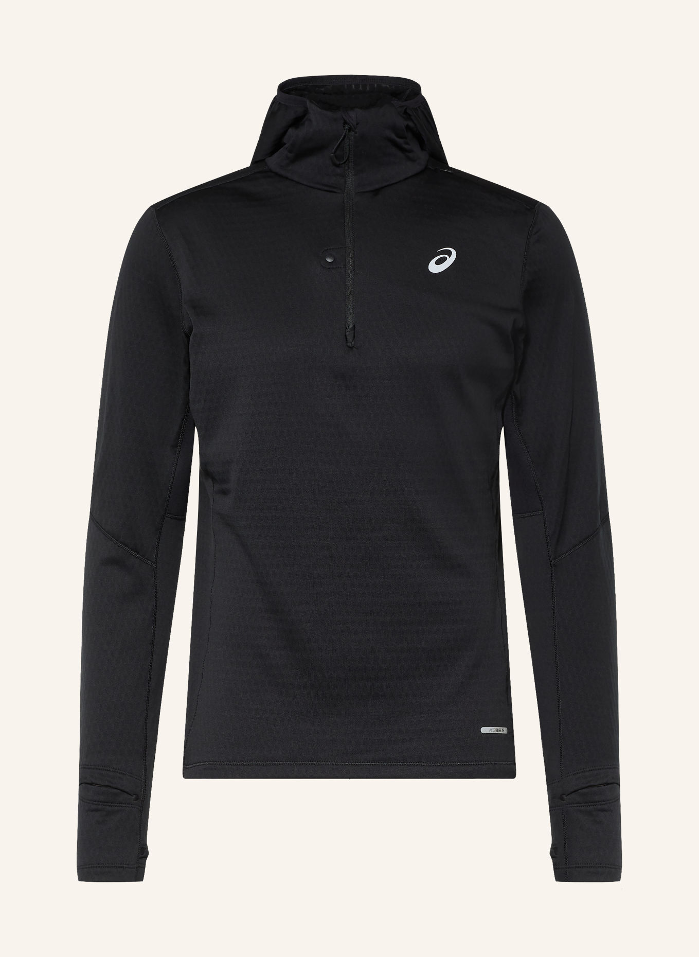ASICS Funktionshoodie ROAD WINTER: SCHWARZ