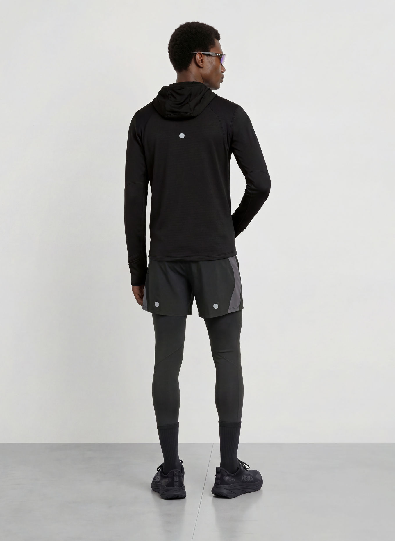 ASICS Funktionshoodie ROAD WINTER: SCHWARZ