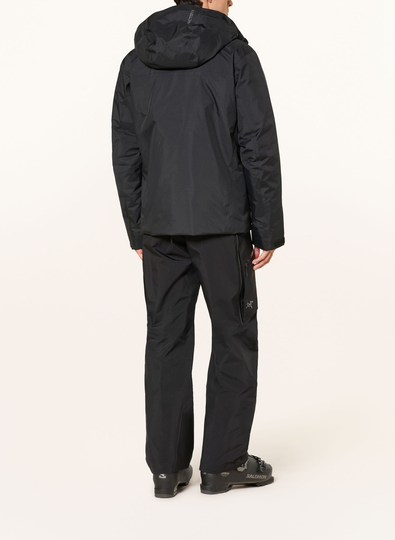 ARC'TERYX RUSH BIB Hardshell ski pants: BLACK