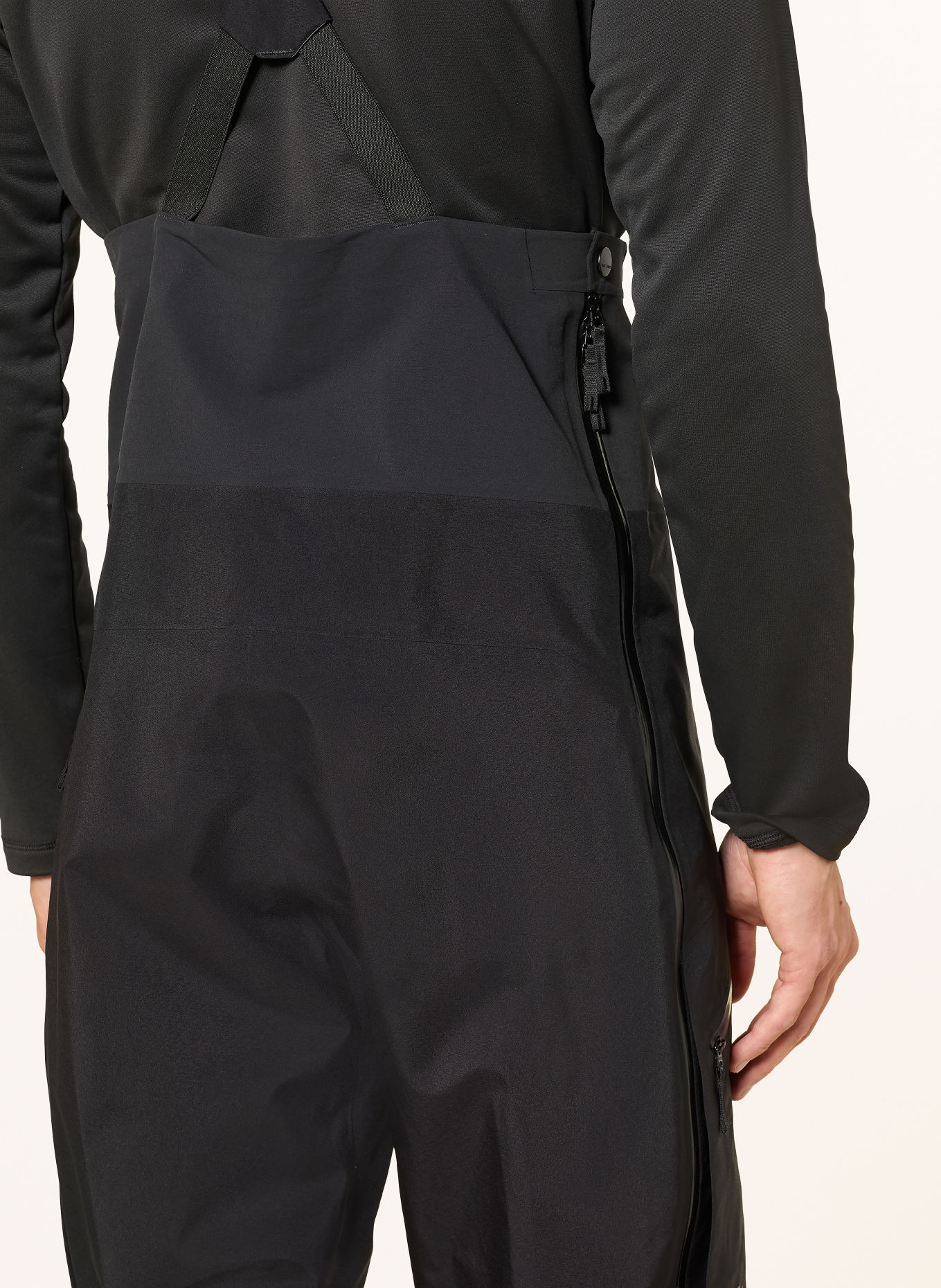 ARC'TERYX RUSH BIB Hardshell ski pants: BLACK