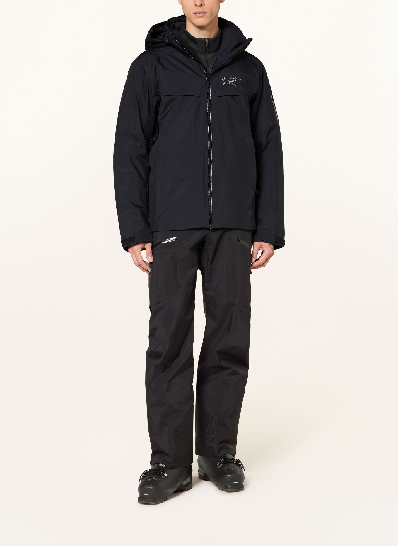 ARC'TERYX MACAI Down ski jacket: BLACK