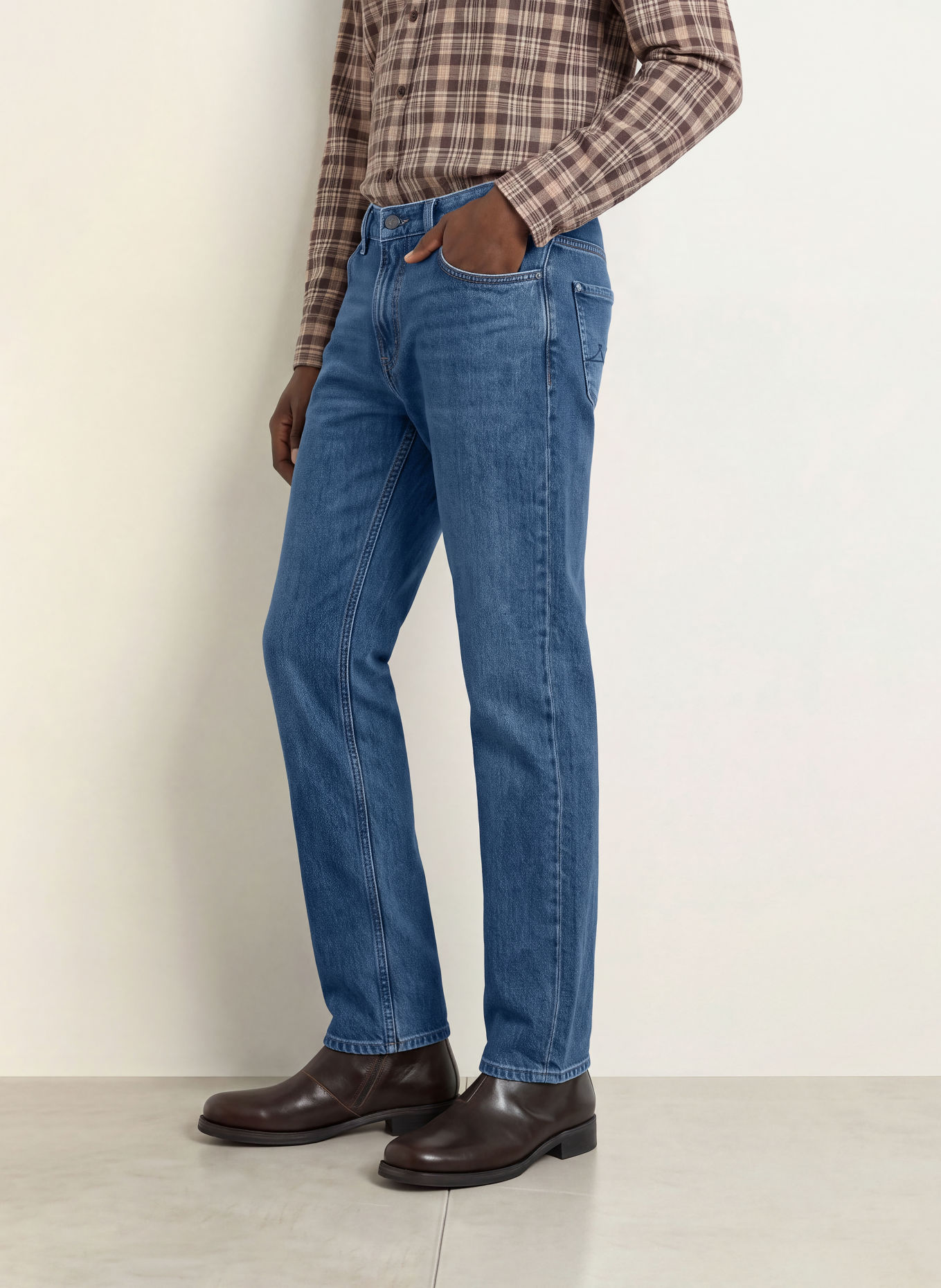 7 for all mankind Jeans SLIMMY TAPERED Extra Slim Fit: 47S Mid Blue