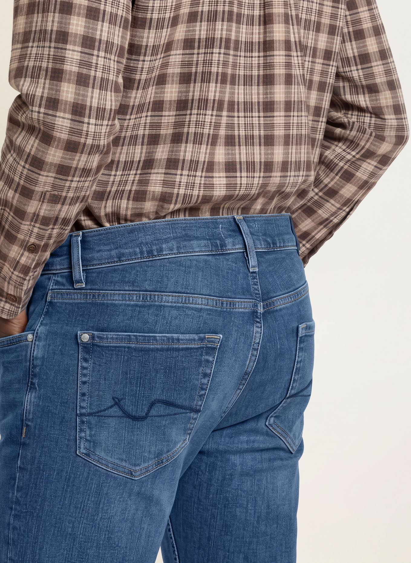 7 for all mankind Jeans SLIMMY TAPERED Extra Slim Fit: 47S Mid Blue