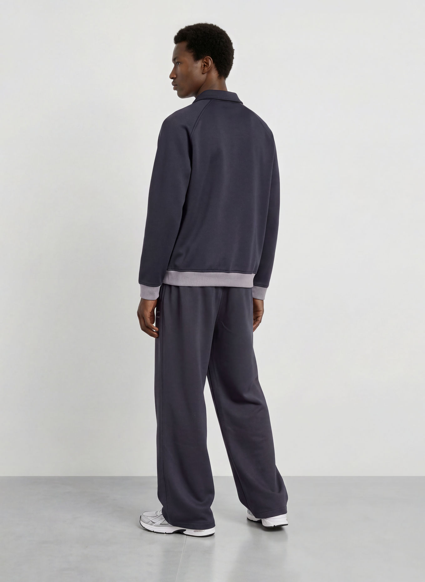 new balance Sweat zippé: BLEU FONCÉ / GRIS