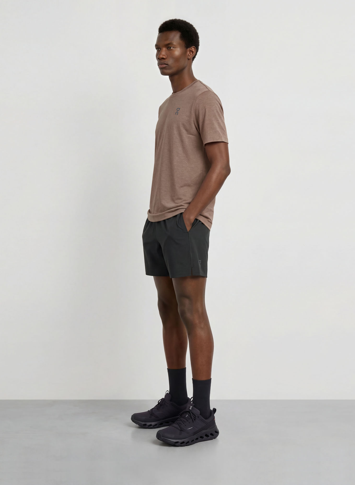 On T-shirt technique TRAIN FLEX-T: BEIGE