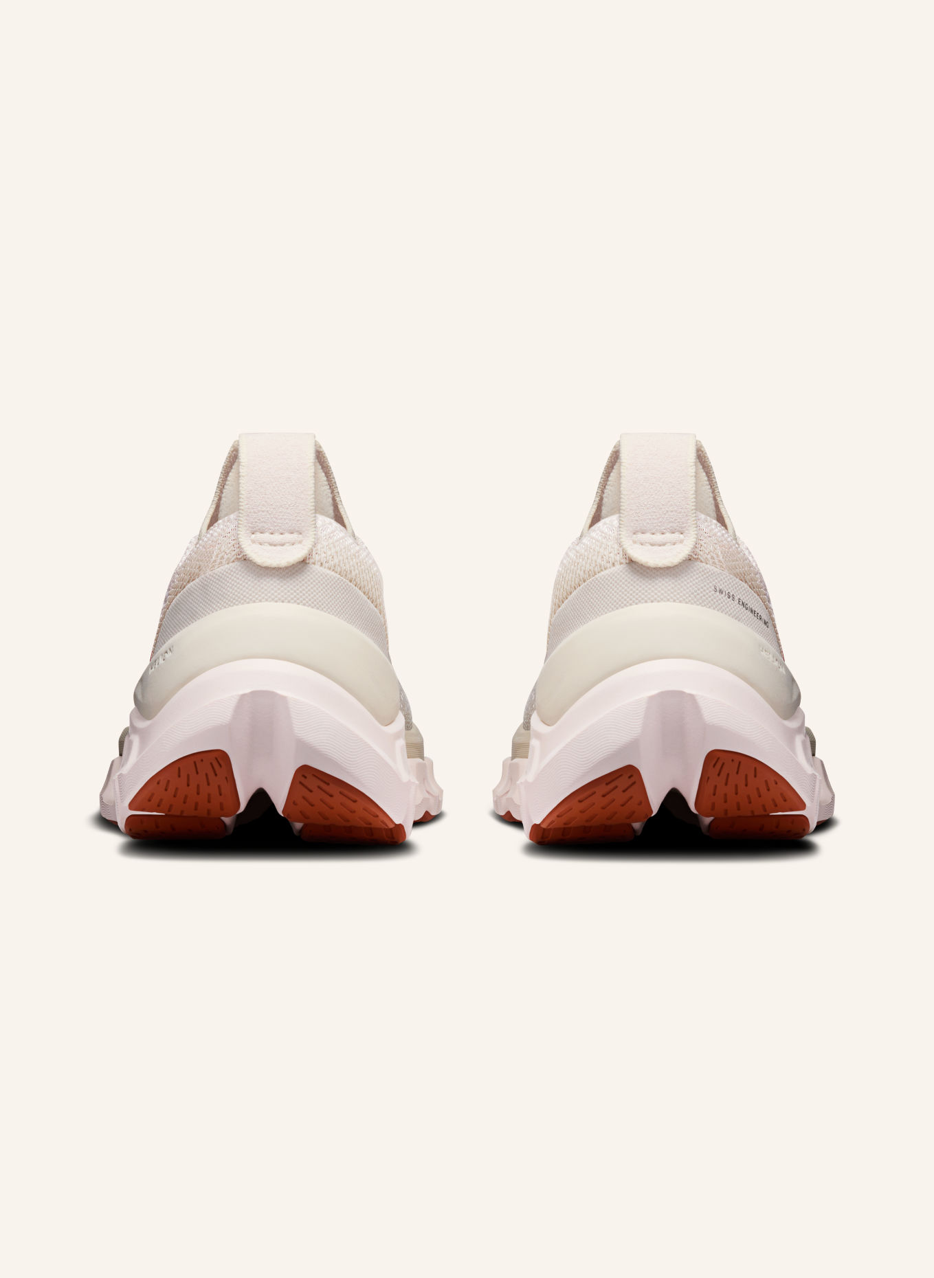 On CLOUD X TEMPO Training Shoes: CREAM / BEIGE / DARK ORANGE