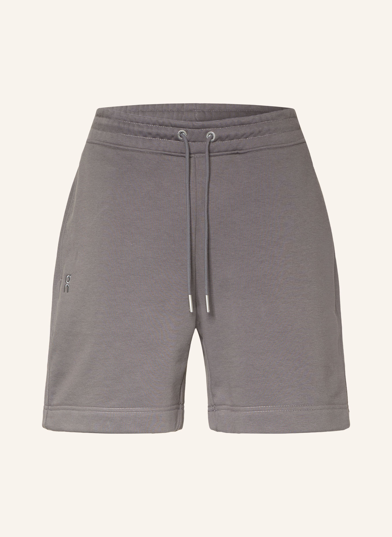 On Short en molleton CLUB COLLECTIVE: TAUPE