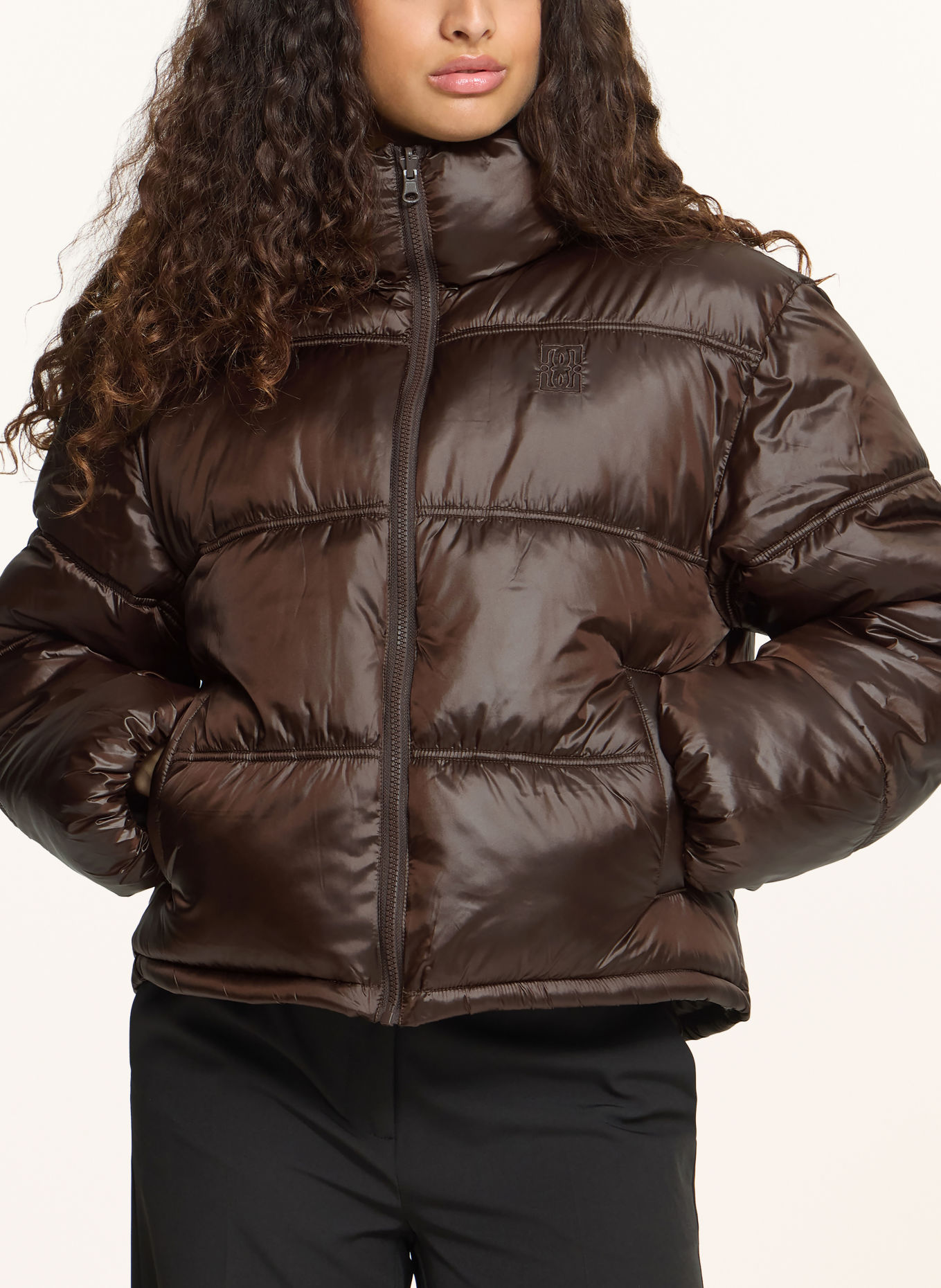 ICHI Steppjacke IHFECINA: DUNKELBRAUN