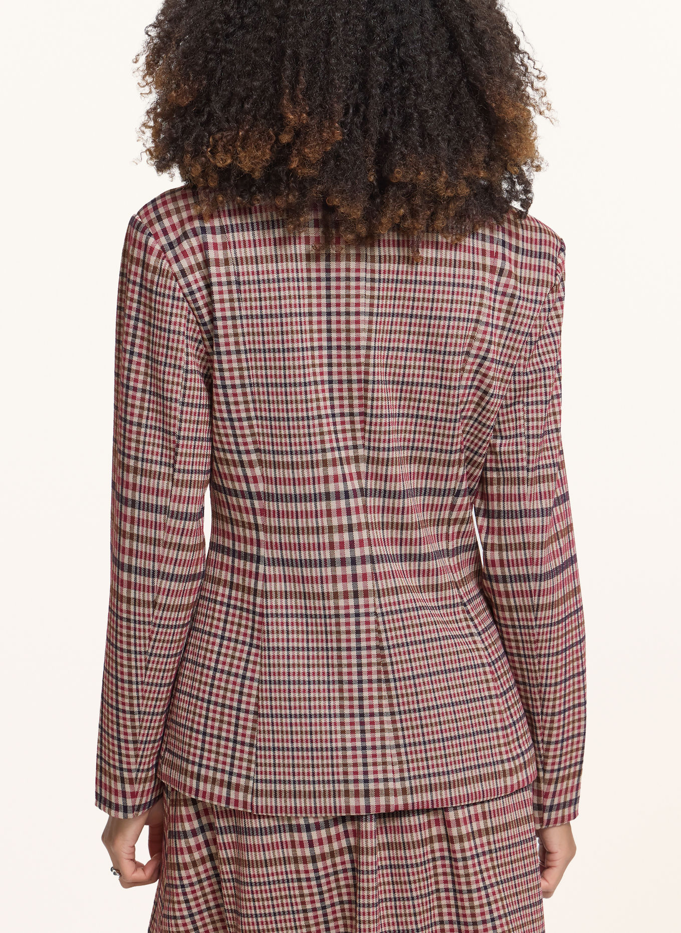 ICHI Blazer IHKATE: BEIGE / DUNKELROT / BLAU