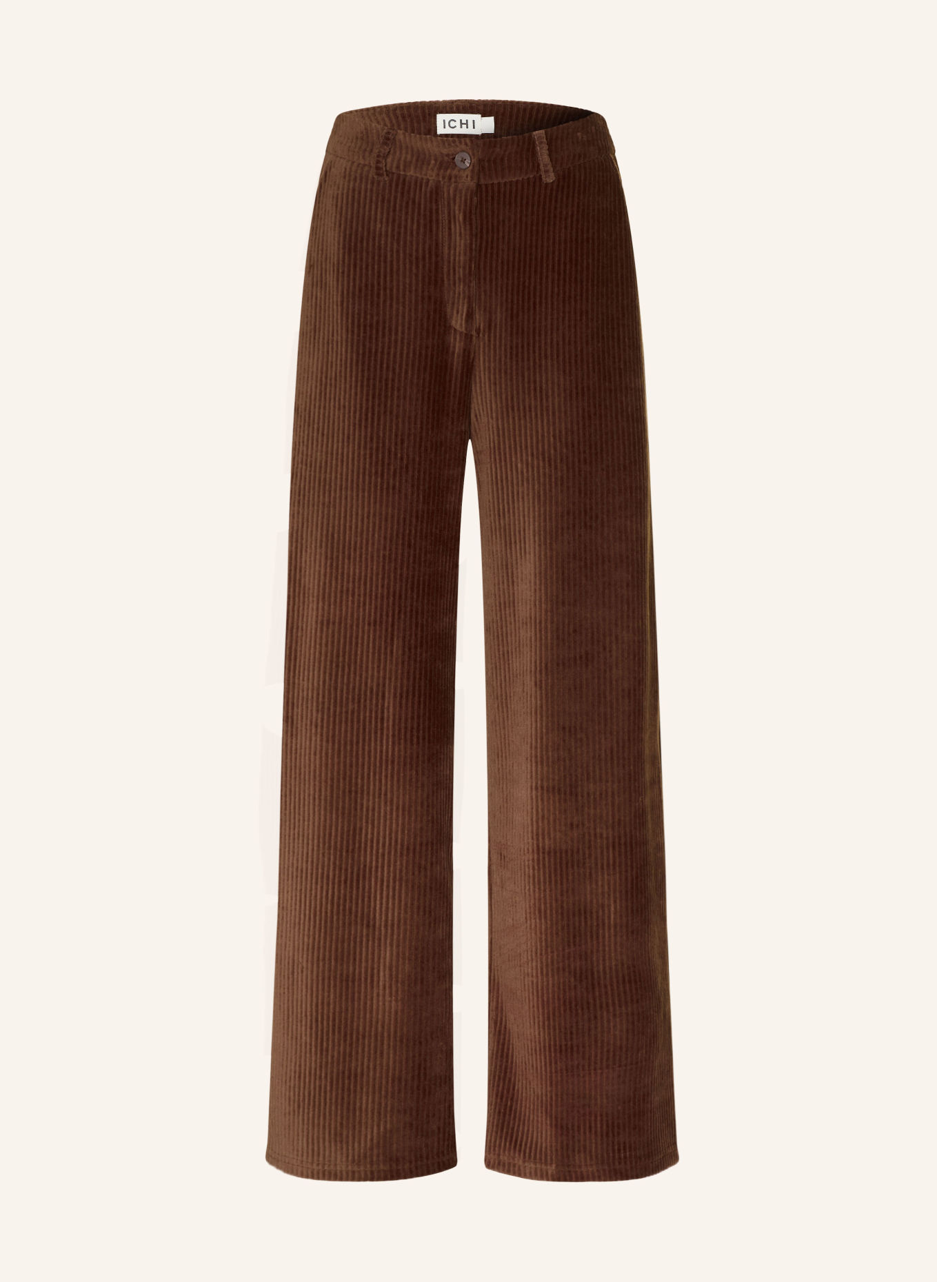 ICHI Corduroy Pants IHTAMARY: 191419 Chicory Coffee