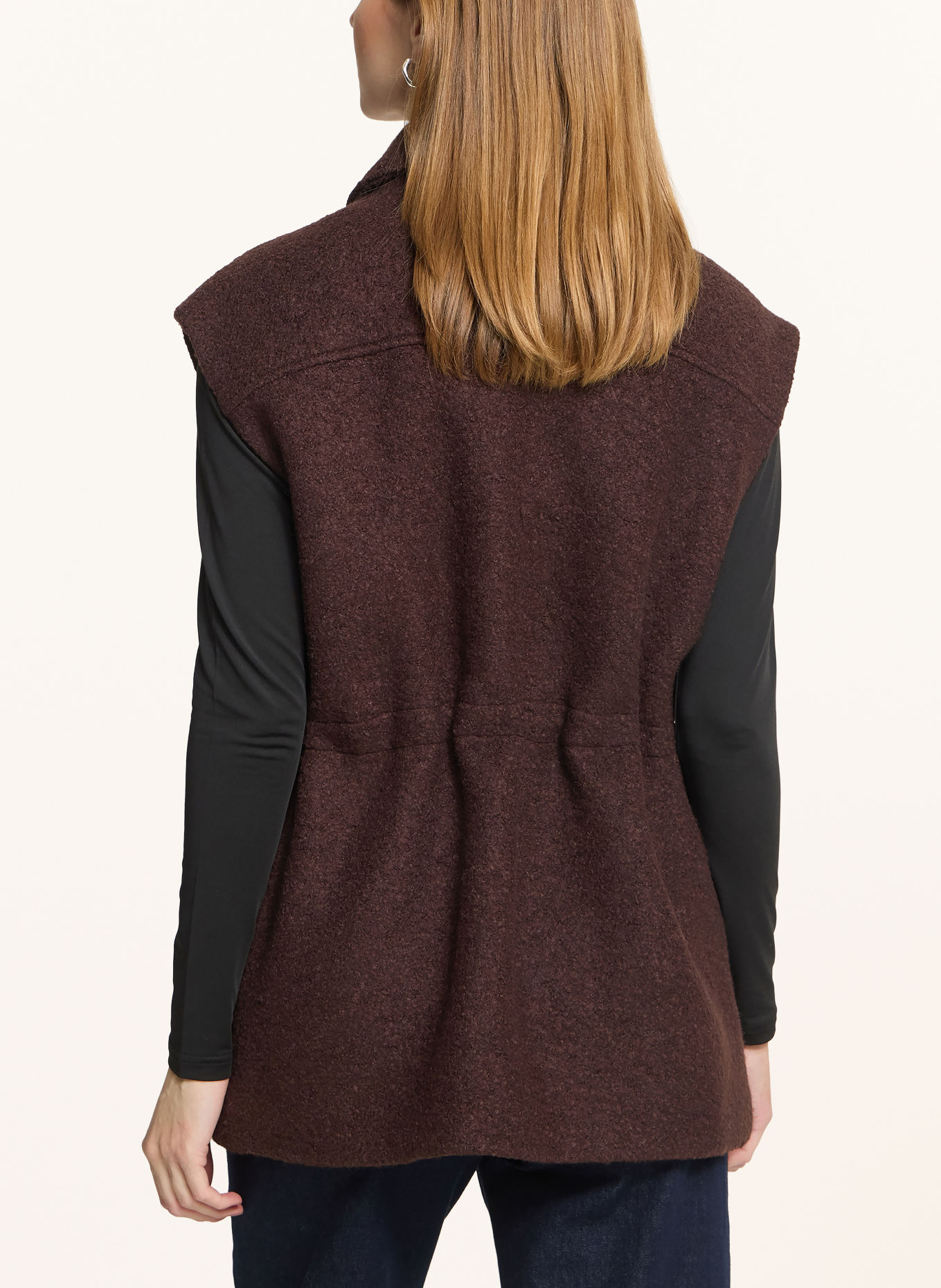 ICHI IHSTIPA Vest: DARK BROWN