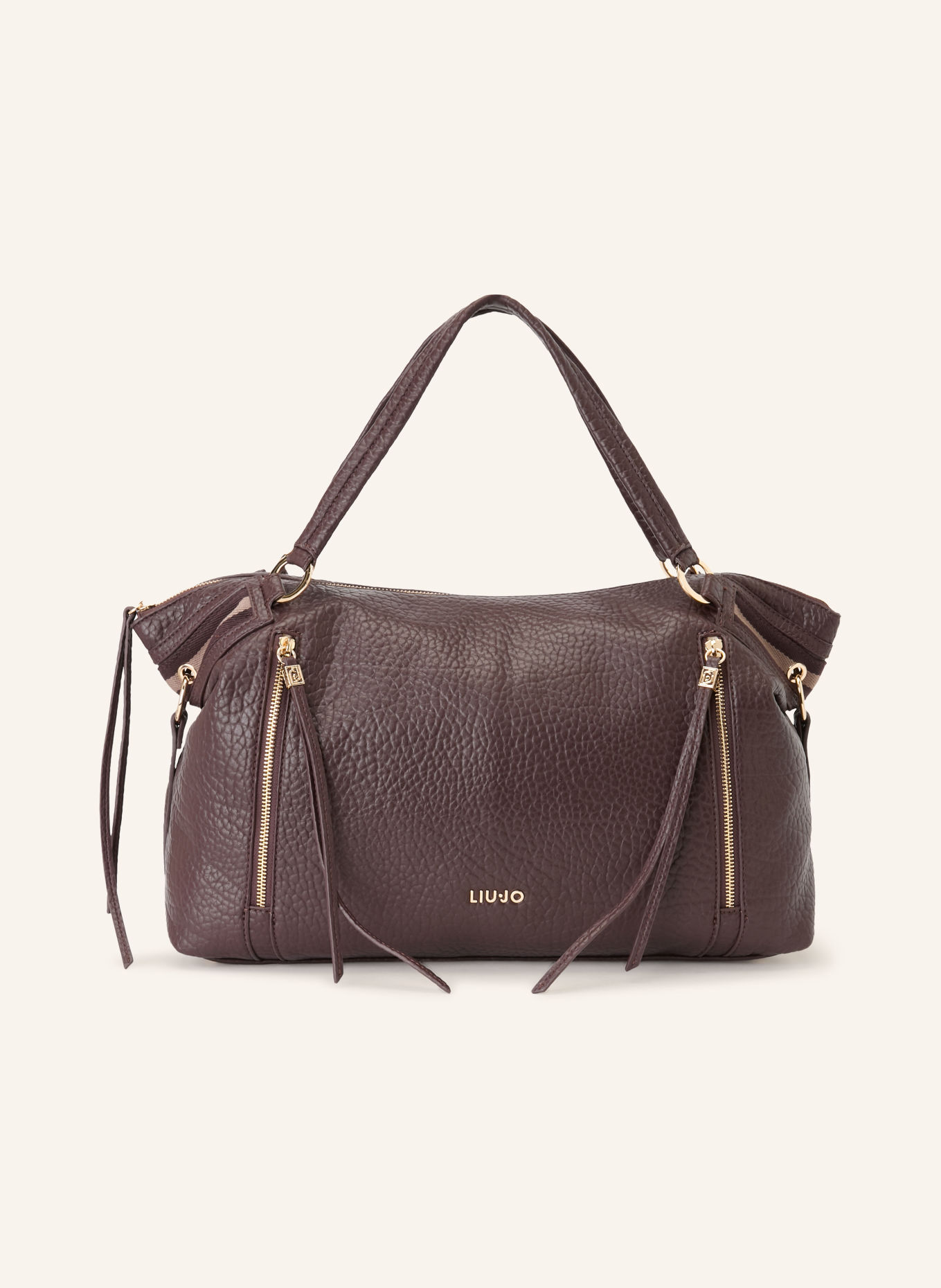LIU JO BOSTON Shoppers: DARK BROWN / GOLD