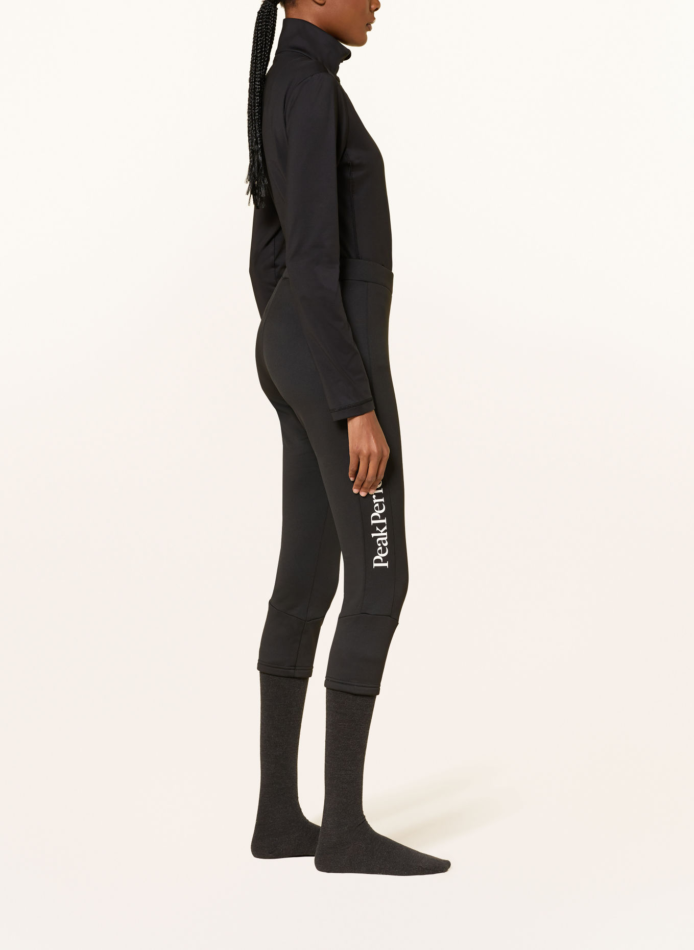 Peak Performance Colanți RIDER ESSENTIAL: NEGRU