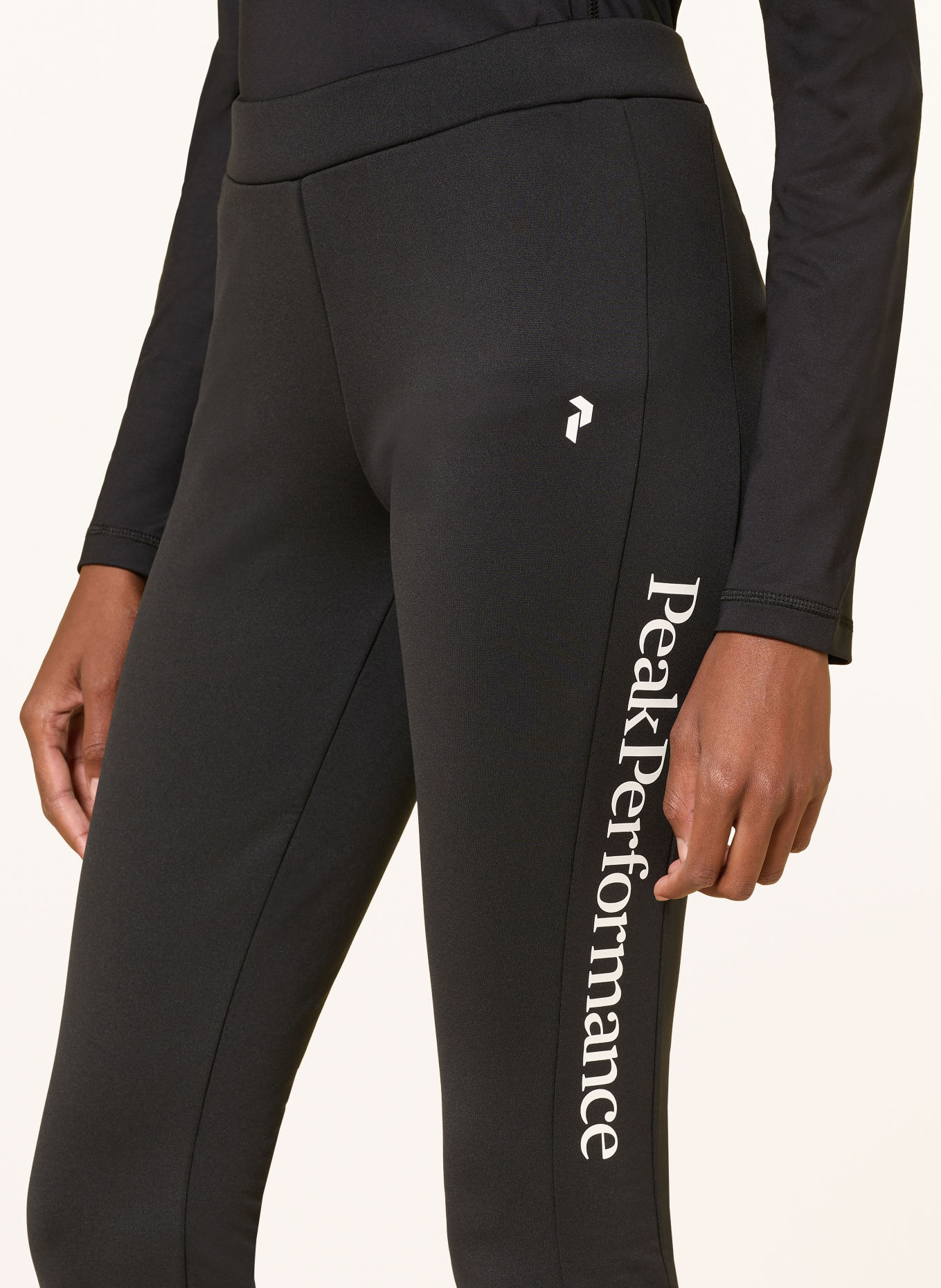 Peak Performance Colanți RIDER ESSENTIAL: NEGRU
