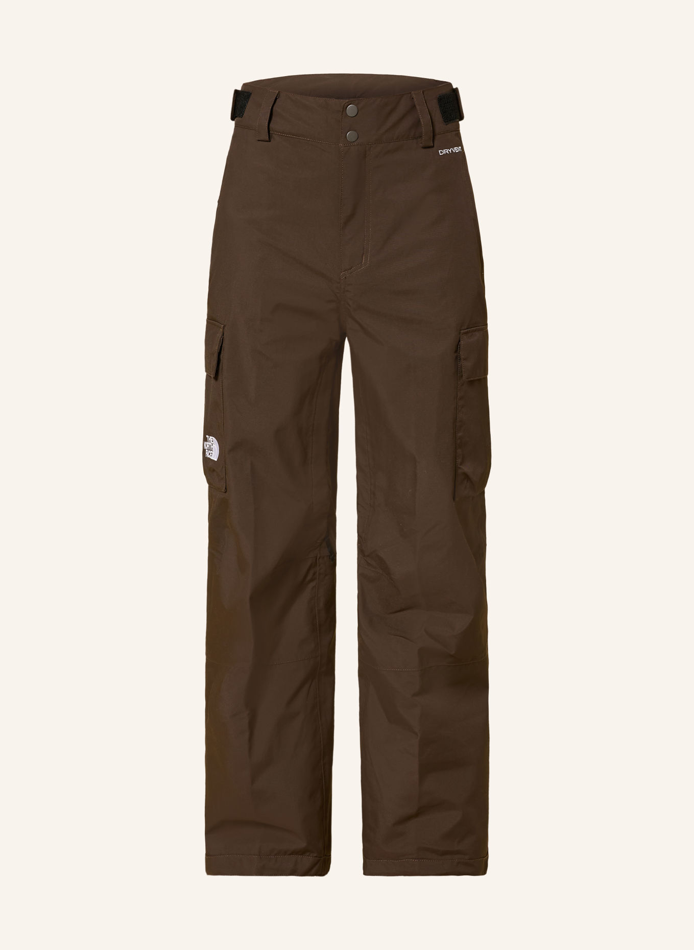 THE NORTH FACE BLIZZARDERY CARGO Hardshell ski pants: DARK BROWN