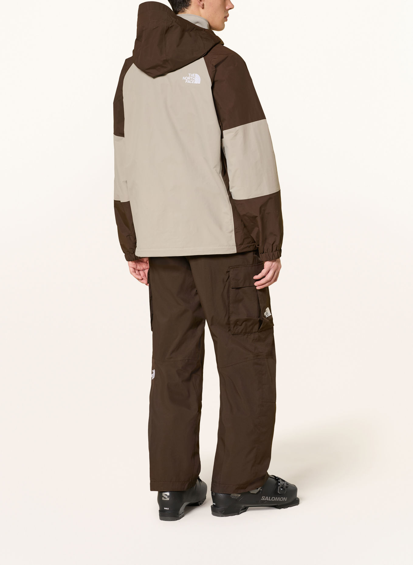 THE NORTH FACE BLIZZARDERY CARGO Hardshell ski pants: DARK BROWN