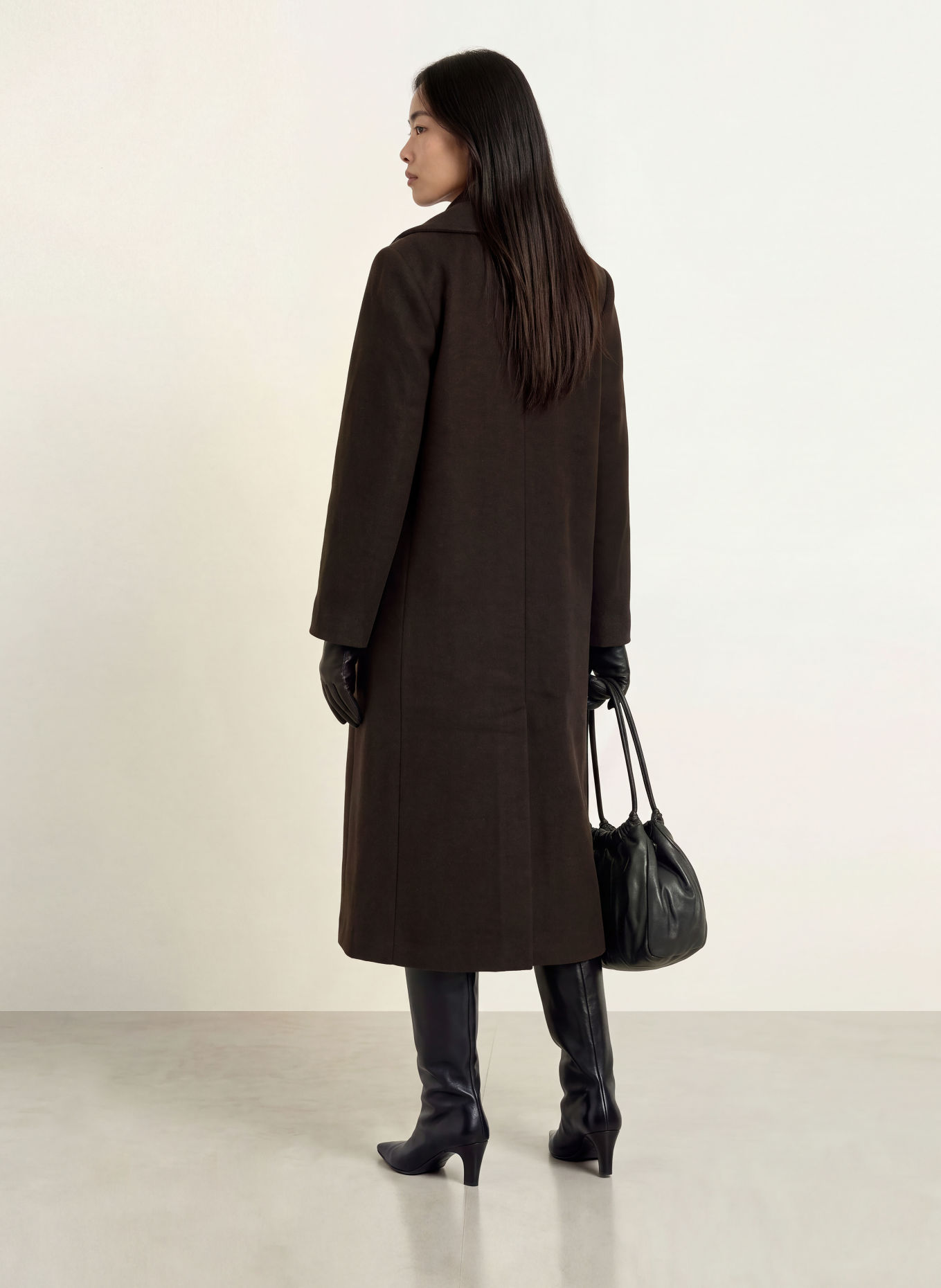 CPH MUSE Coat CMFOUZ: DARK BROWN