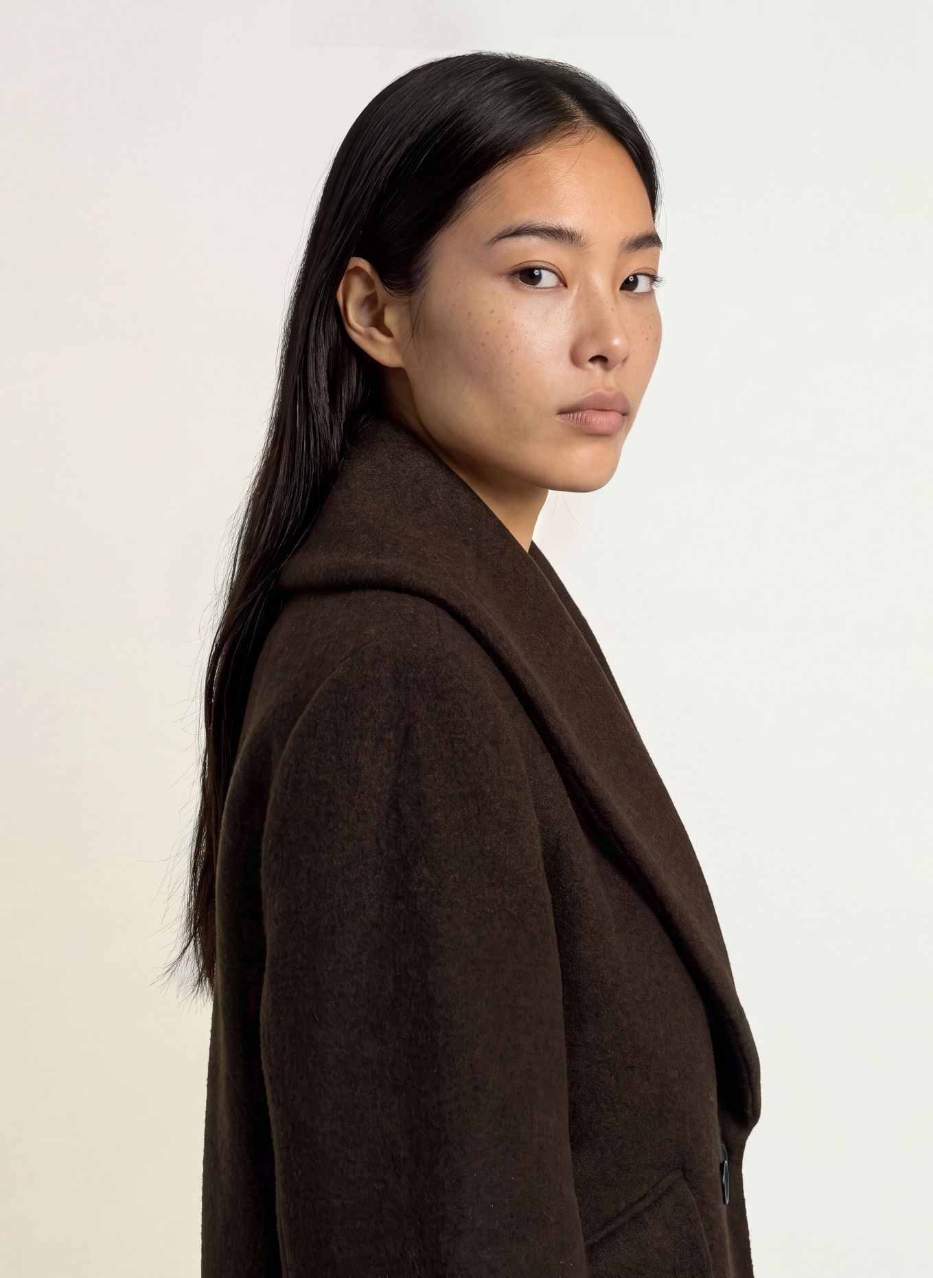 CPH MUSE Coat CMFOUZ: DARK BROWN