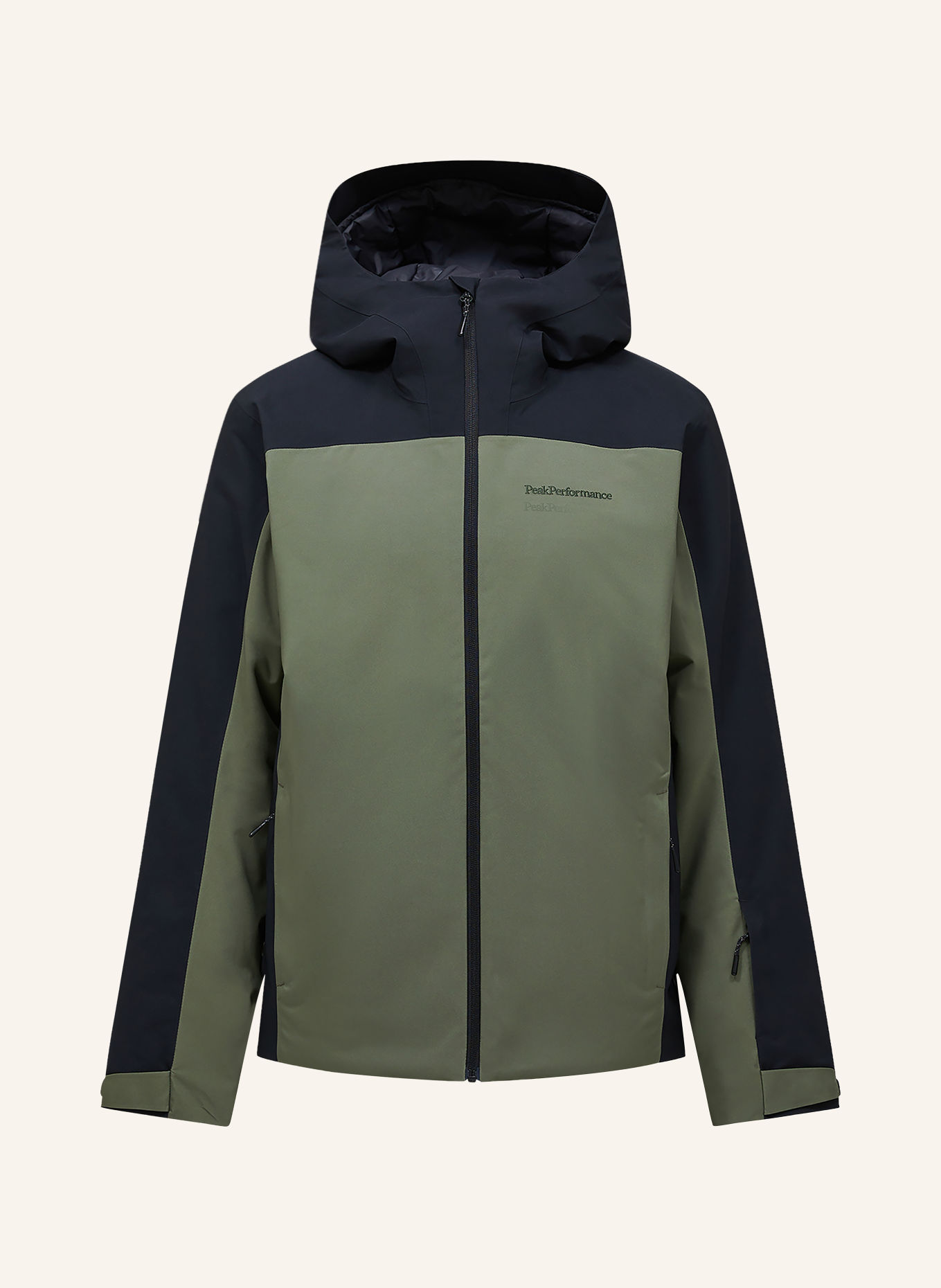 Peak Performance Veste de ski MAROON BLOCKED HIPE®: VERT / NOIR