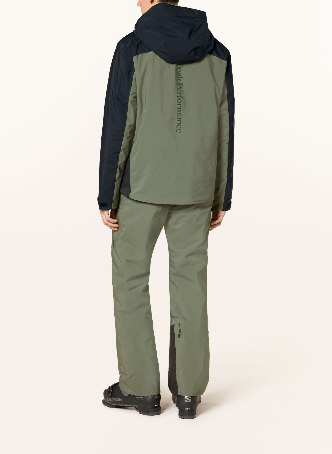 Peak Performance Veste de ski MAROON BLOCKED HIPE®: VERT / NOIR