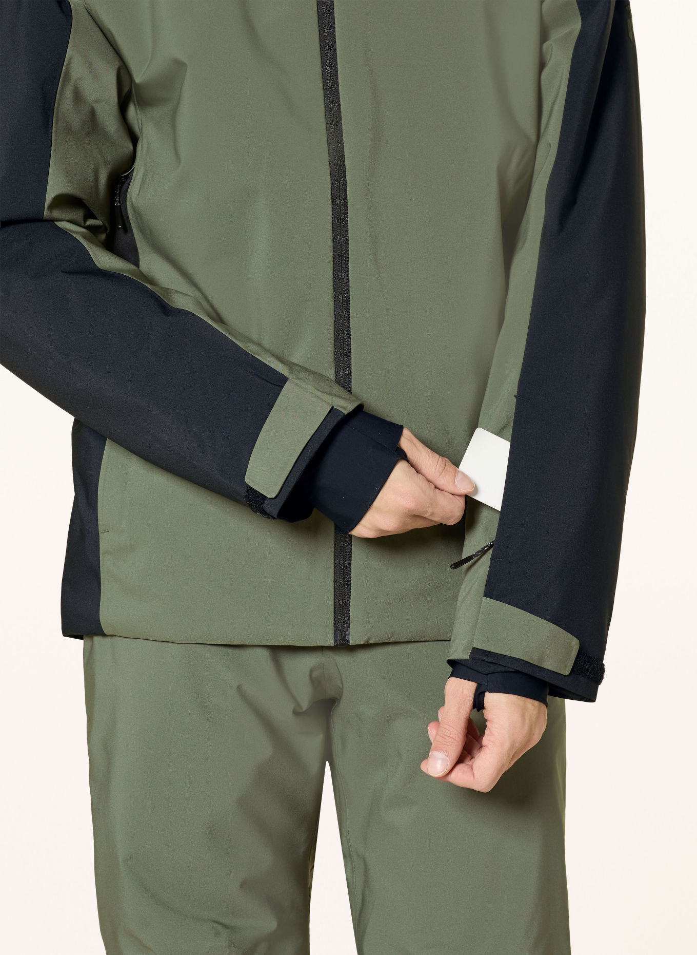 Peak Performance Veste de ski MAROON BLOCKED HIPE®: VERT / NOIR