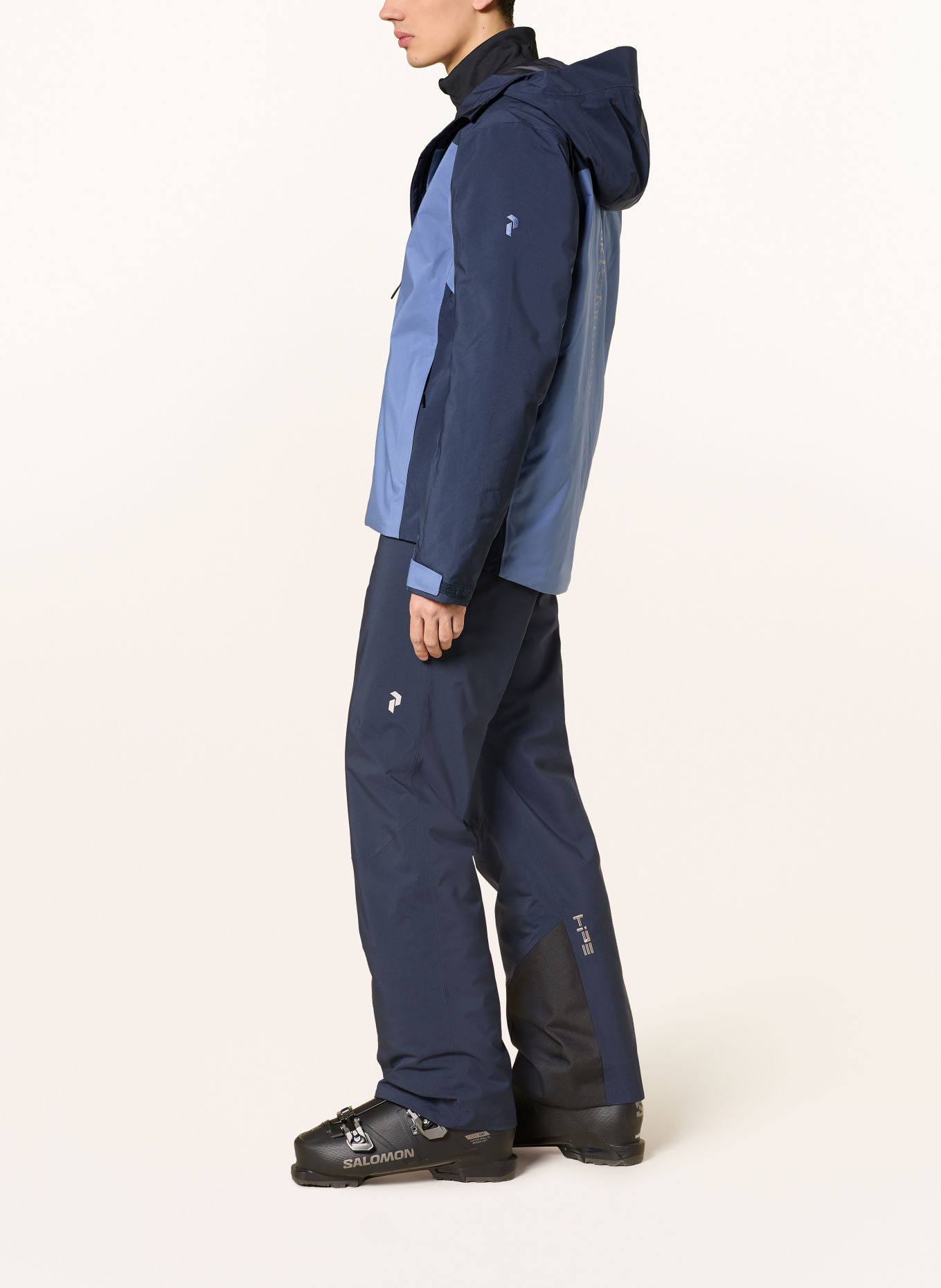 Peak Performance Veste de ski MAROON BLOCKED: BLEU FONCÉ / BLEU CLAIR