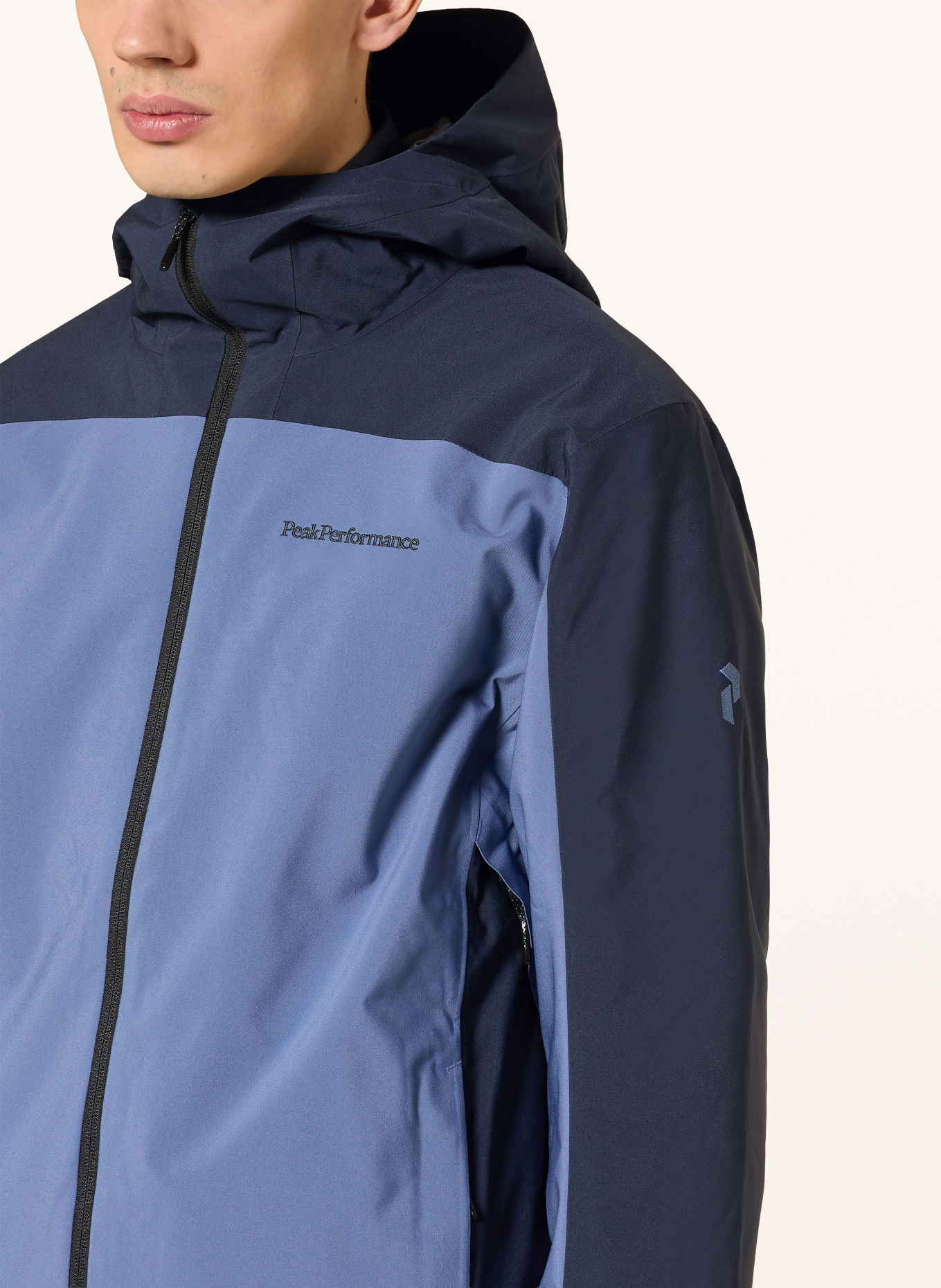 Peak Performance Veste de ski MAROON BLOCKED: BLEU FONCÉ / BLEU CLAIR