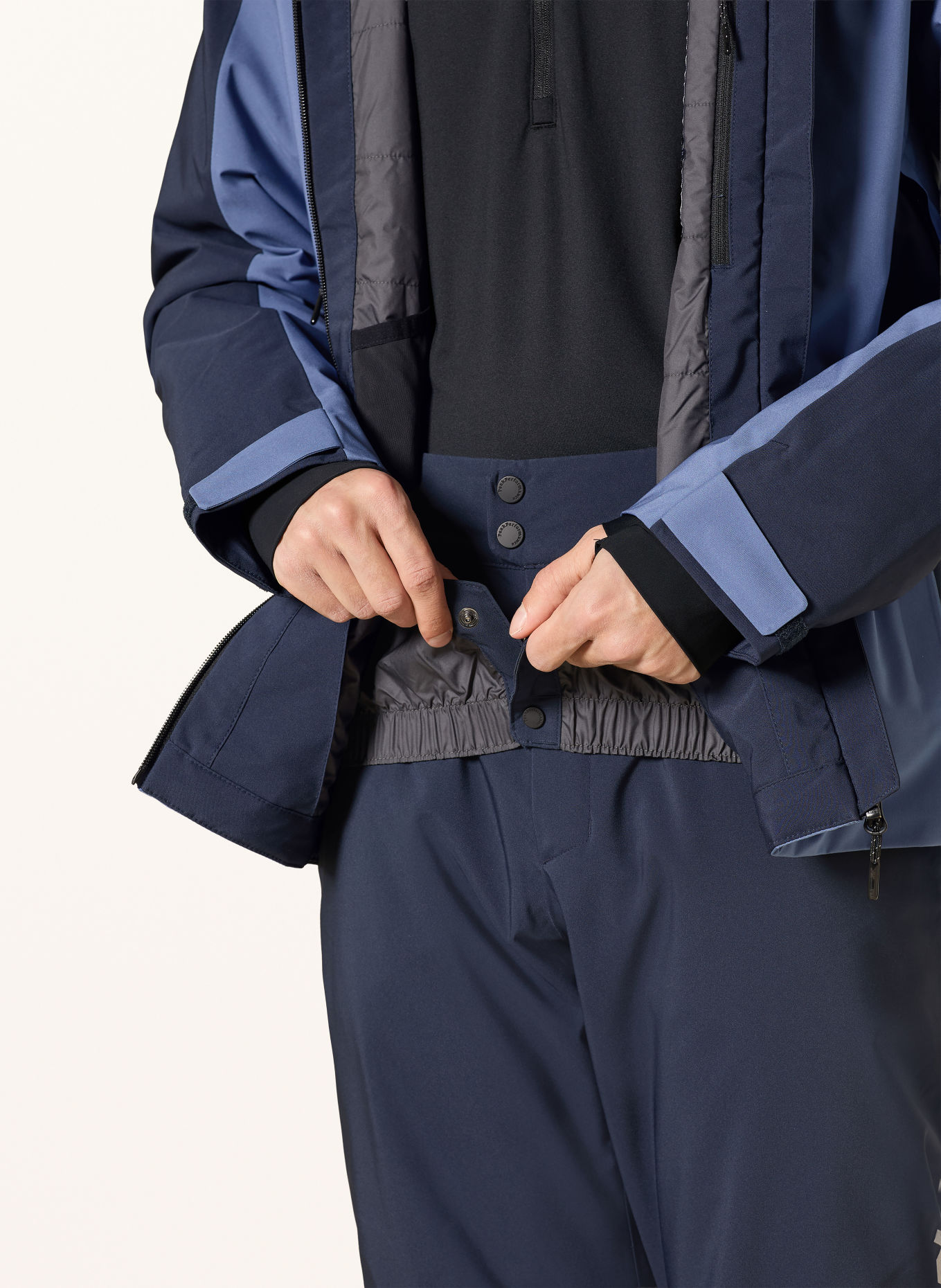 Peak Performance Veste de ski MAROON BLOCKED: BLEU FONCÉ / BLEU CLAIR