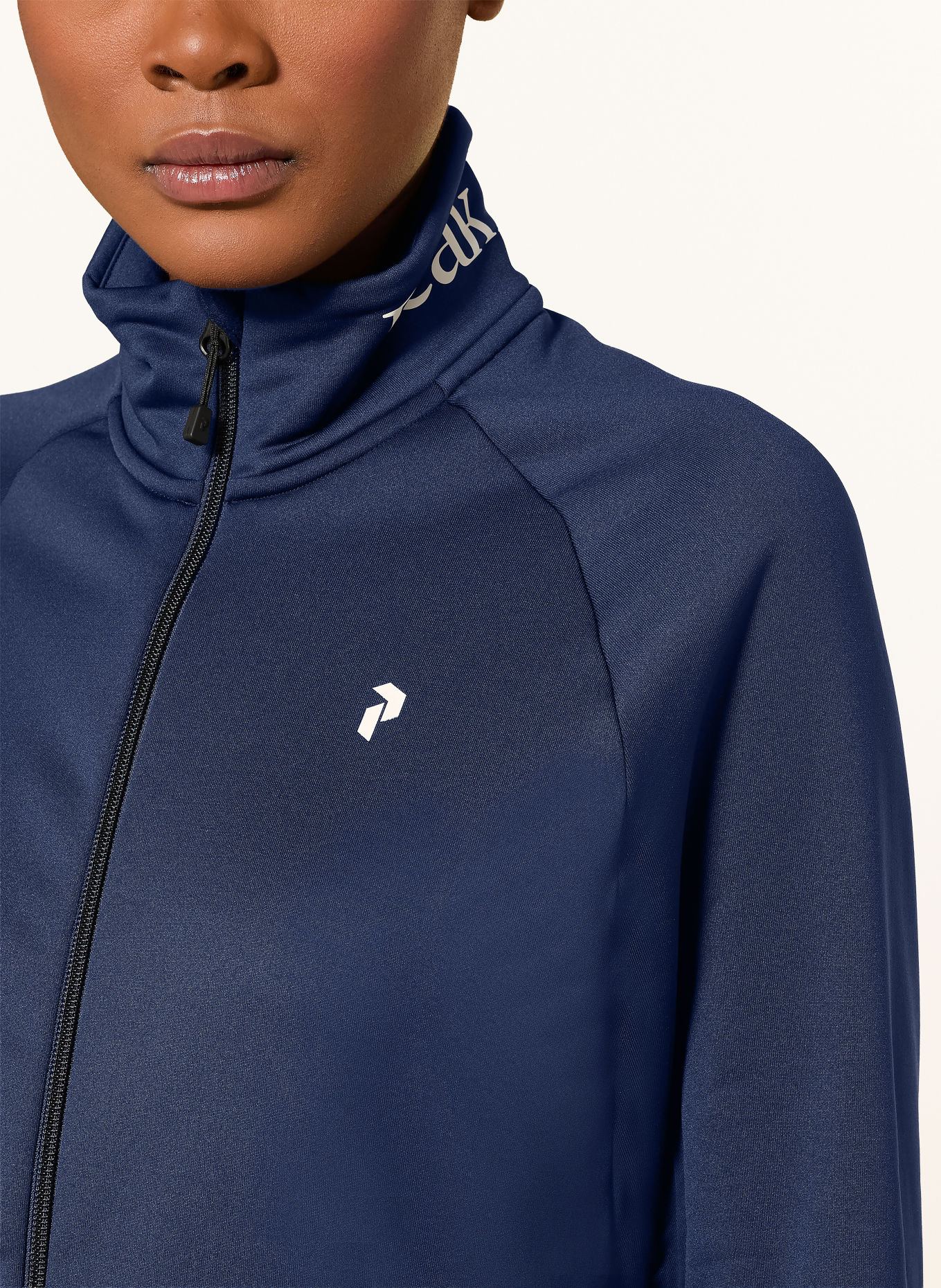 Peak Performance Midlayer-Jacke RIDER ESSENTIALS ZIP: DUNKELBLAU