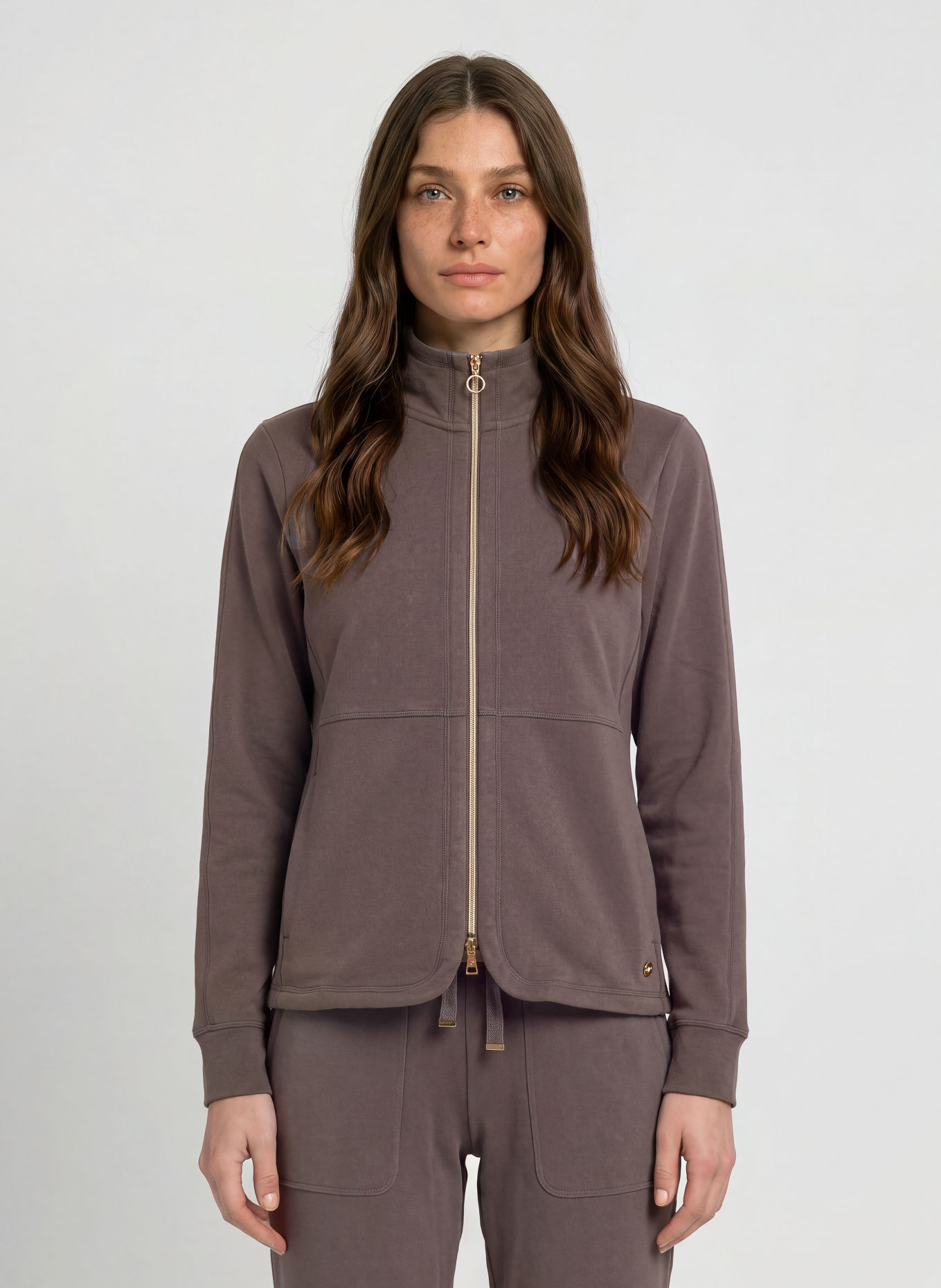 JOY sportswear Sweatjacke FRANZISKA: DUNKELGRAU