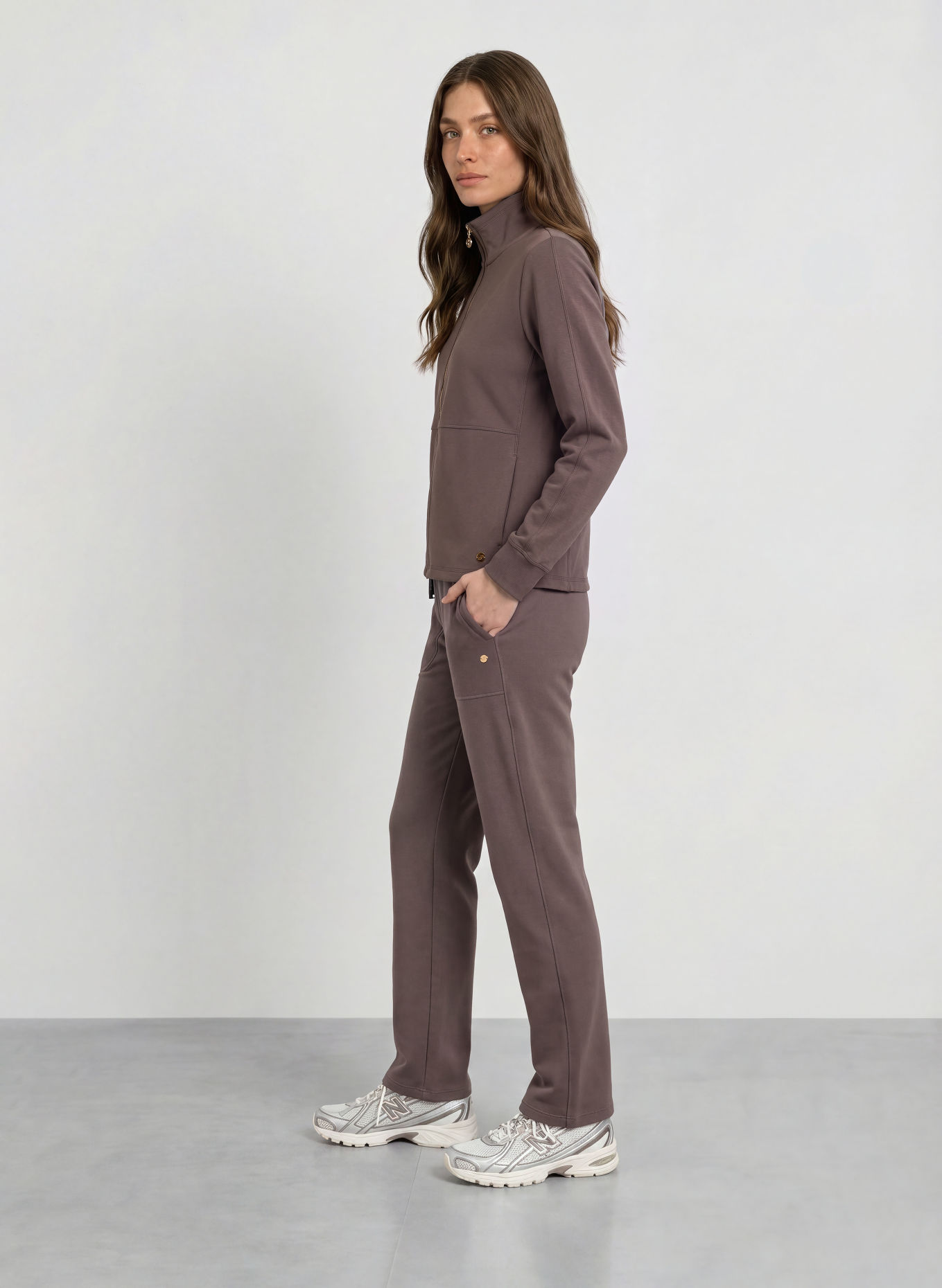 JOY sportswear Sweatjacke FRANZISKA: DUNKELGRAU