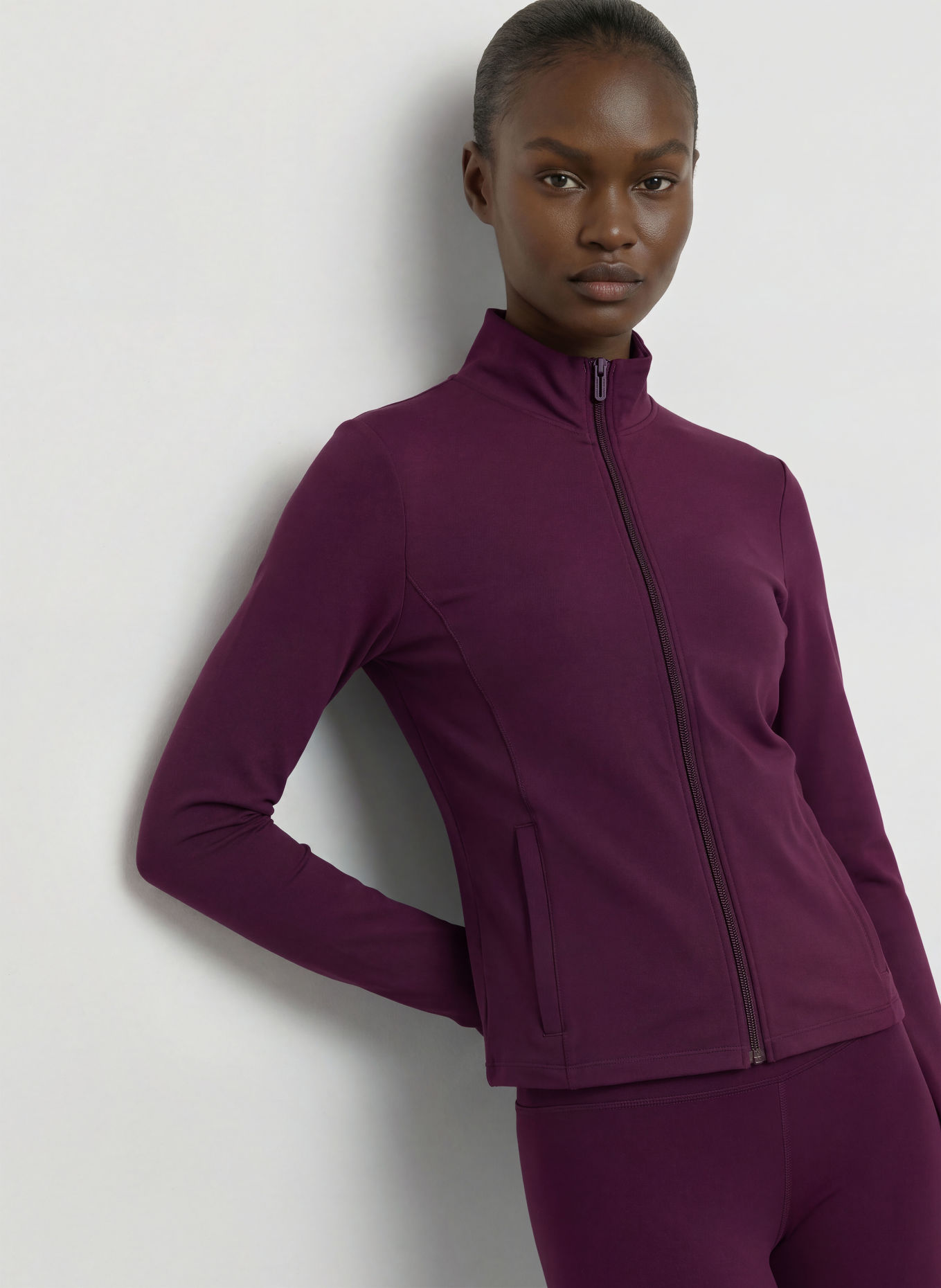UNDER ARMOUR Bunda na trénink MERIDIAN: FIALOVÁ