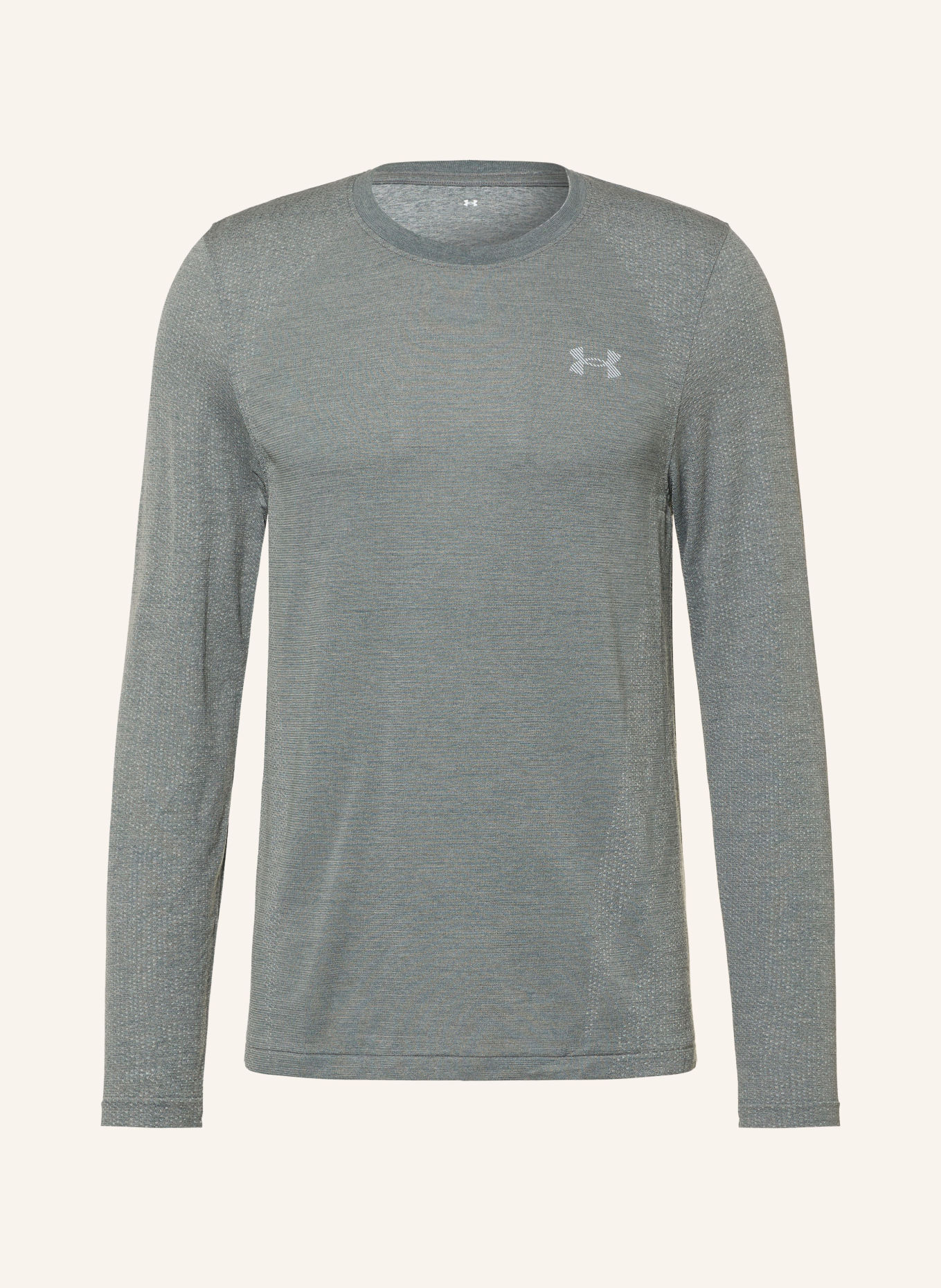 UNDER ARMOUR UA WOOL RUN Functional Shirt: GRAY