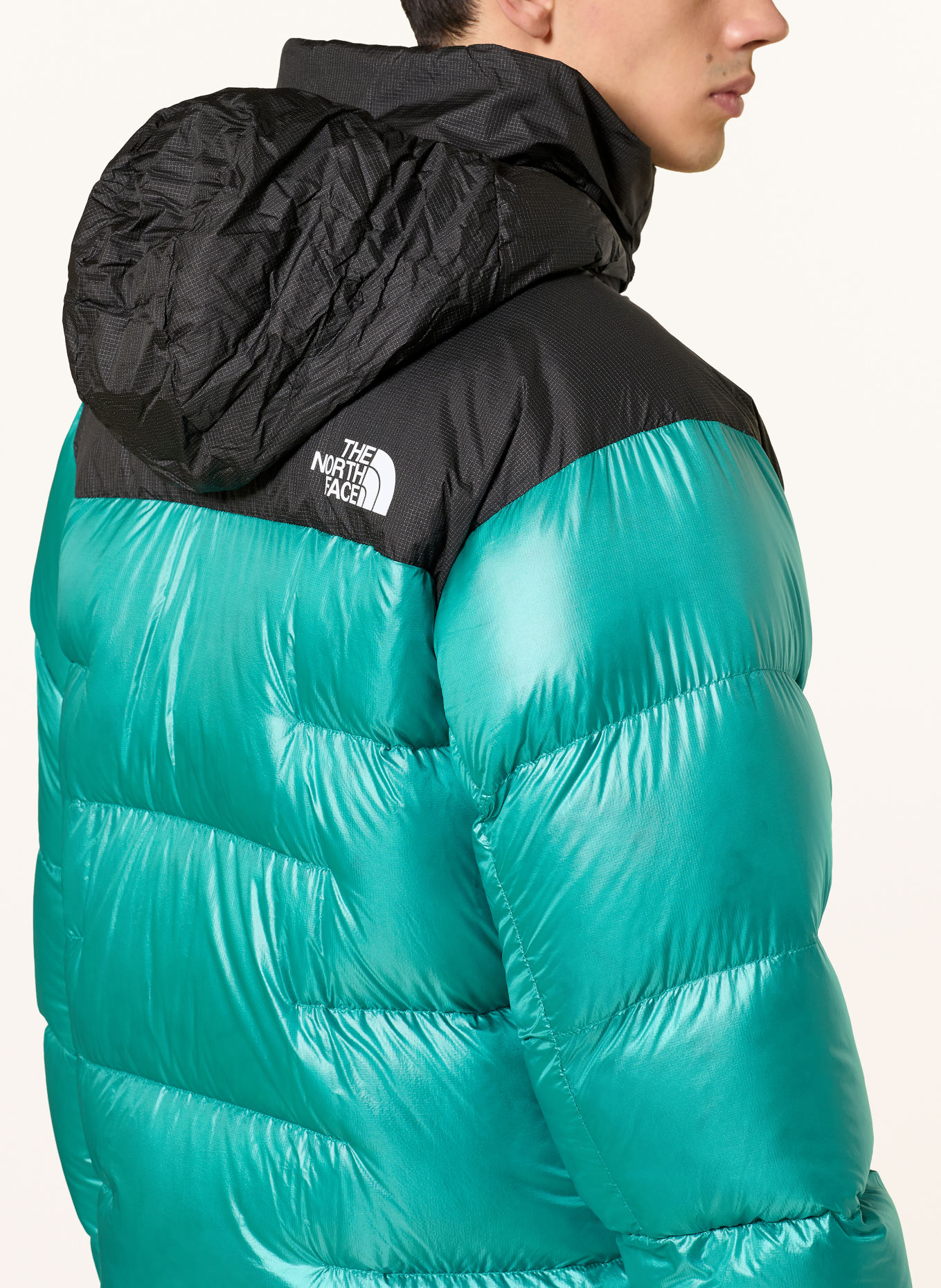 THE NORTH FACE Daunenjacke SUMMIT NUPTSE: GRÜN / SCHWARZ