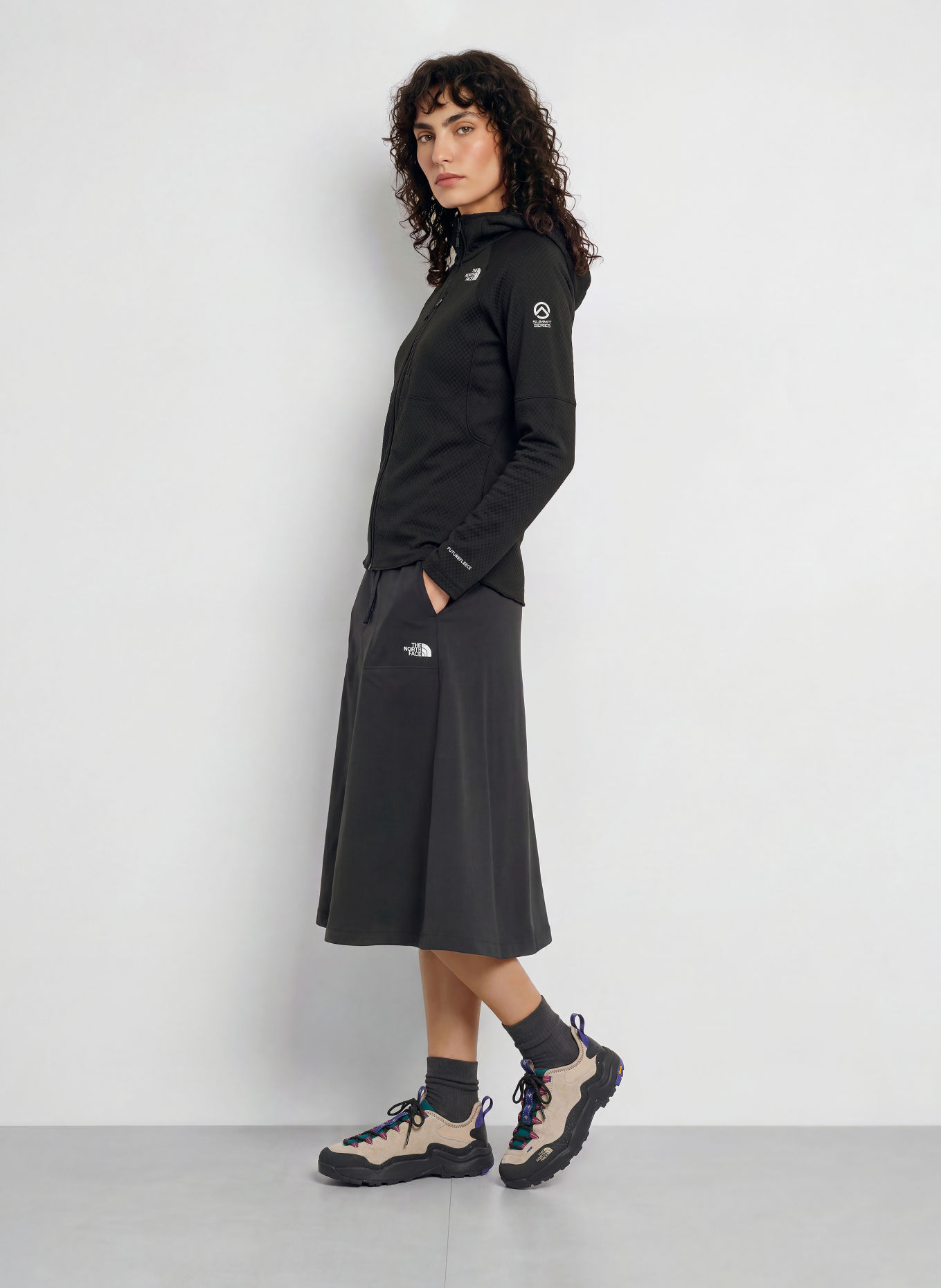 THE NORTH FACE Midlayer-Jacke SUMMIT FUTUREFLEECE™: SCHWARZ