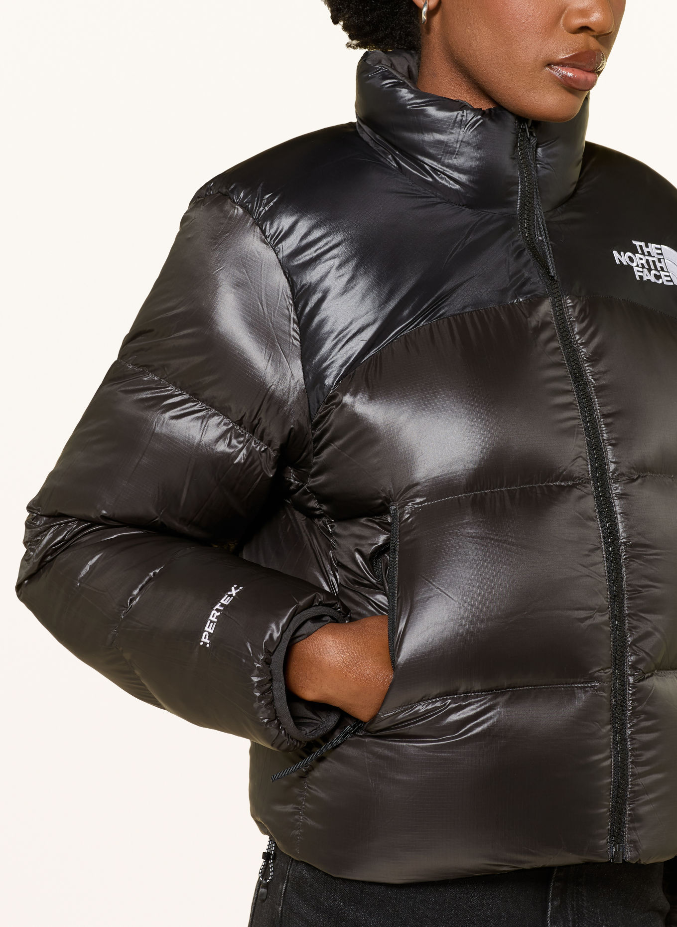 THE NORTH FACE Doudoune réversible PERTEX NUPTSE: KAKI