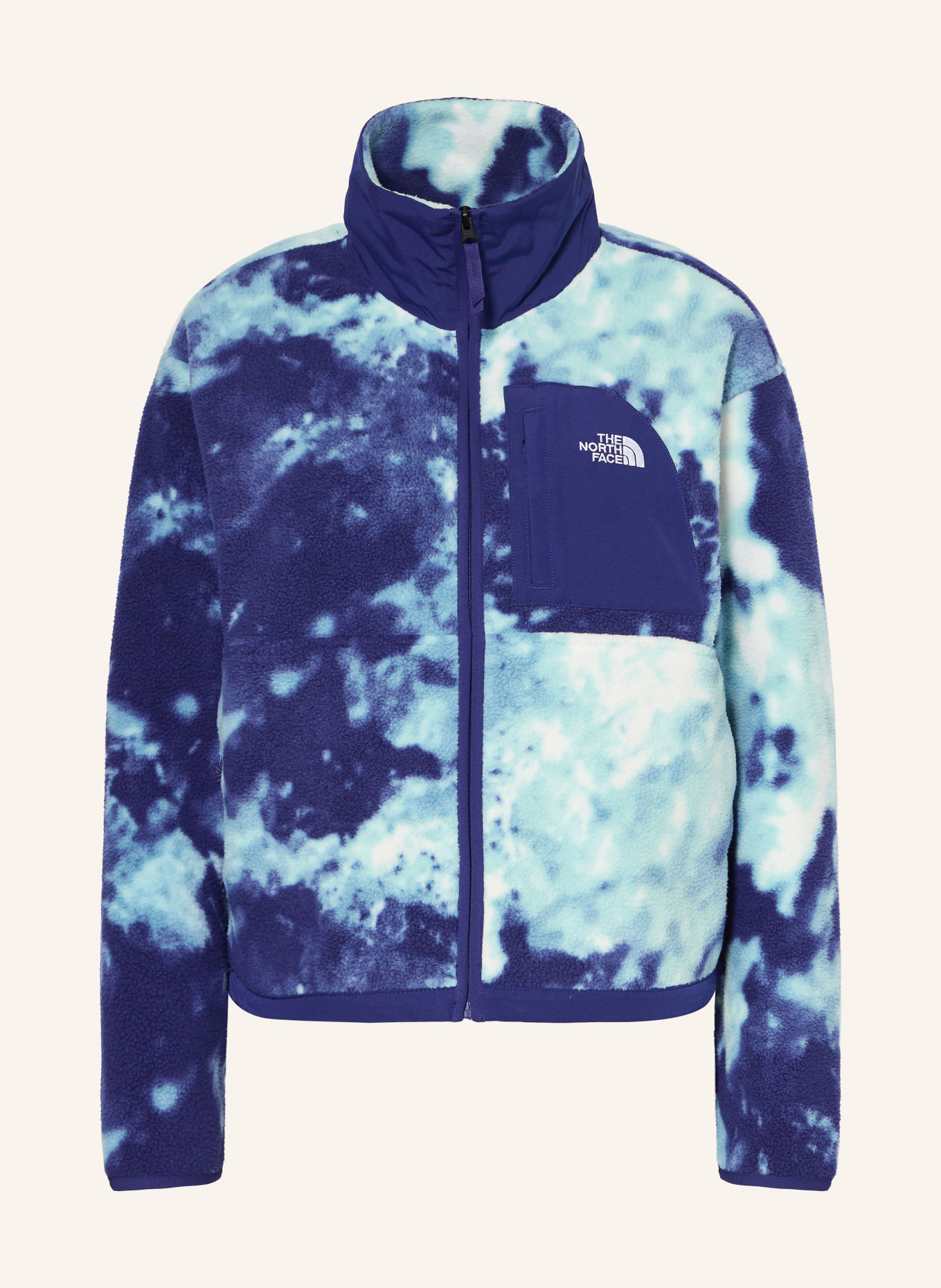 THE NORTH FACE Kurtka z polaru YUMIORI: NIEBIESKI / TURKUSOWY / BIAŁY