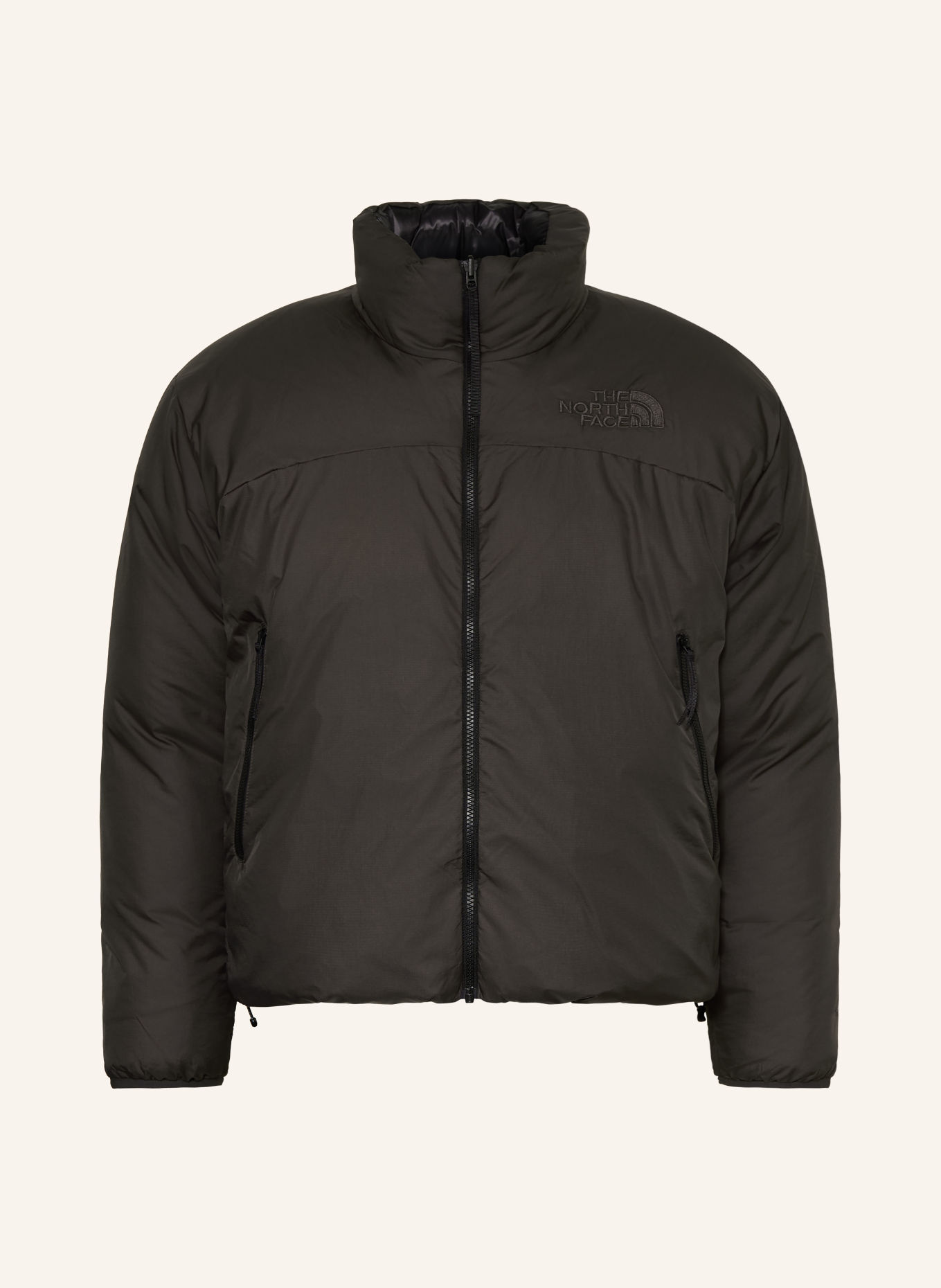 THE NORTH FACE Jachetă din puf PERTEX® NUPTSE reversibilă: NEGRU