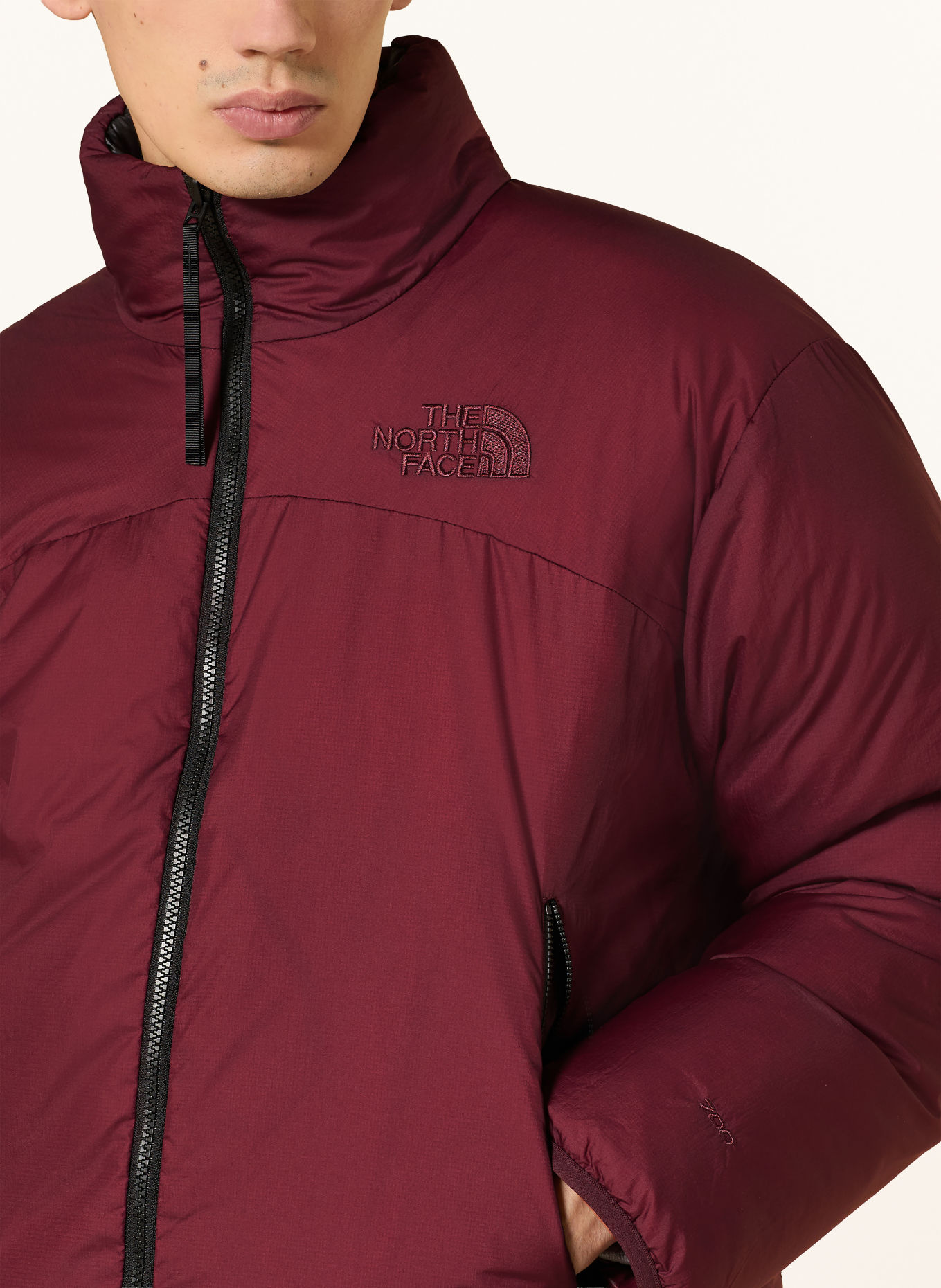 THE NORTH FACE Daunenjacke PERTEX® NUPTSE zum Wenden: FUCHSIA / SCHWARZ