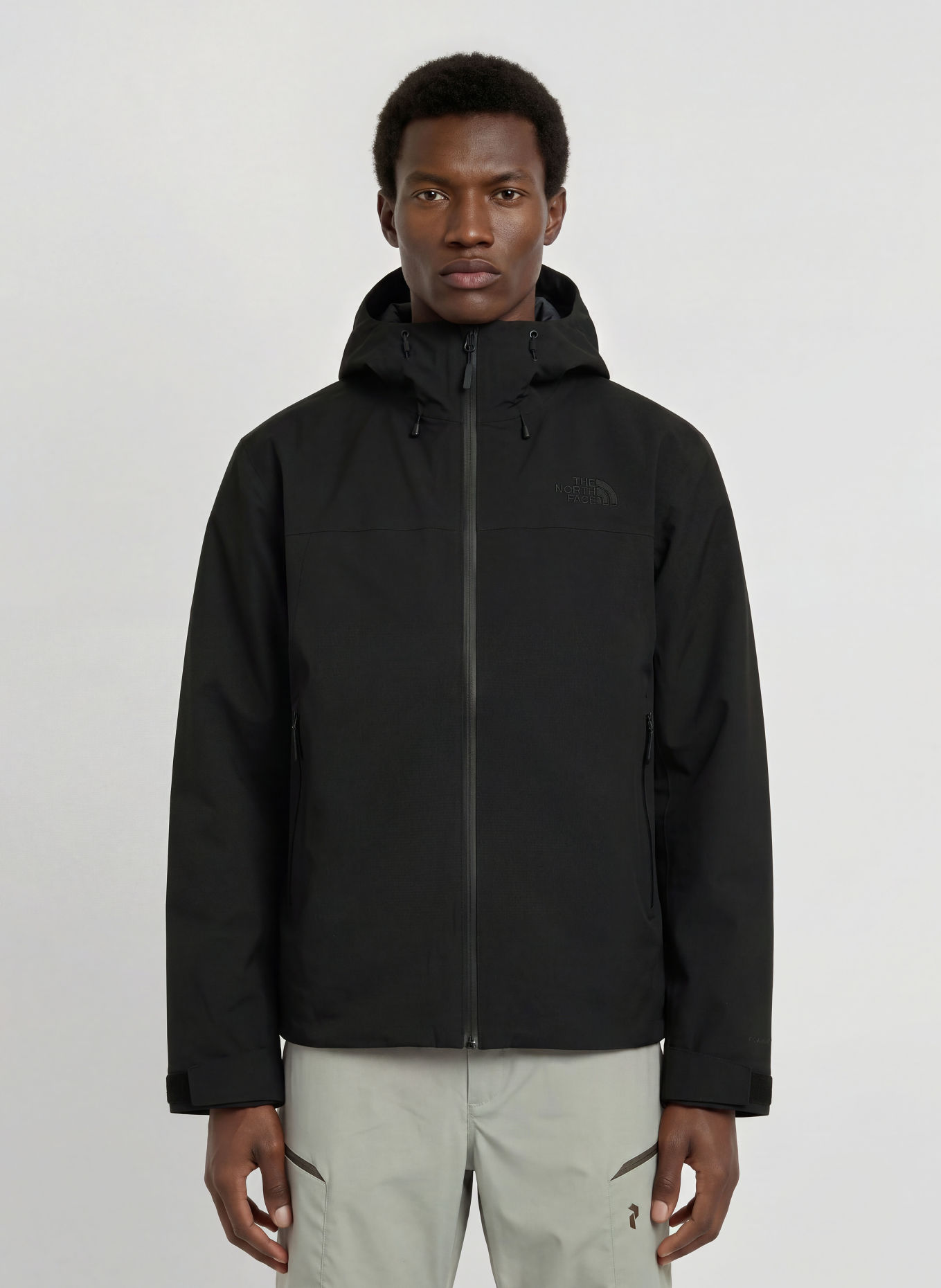 THE NORTH FACE TNF RANGE LIGHT Functional Jacket: BLACK