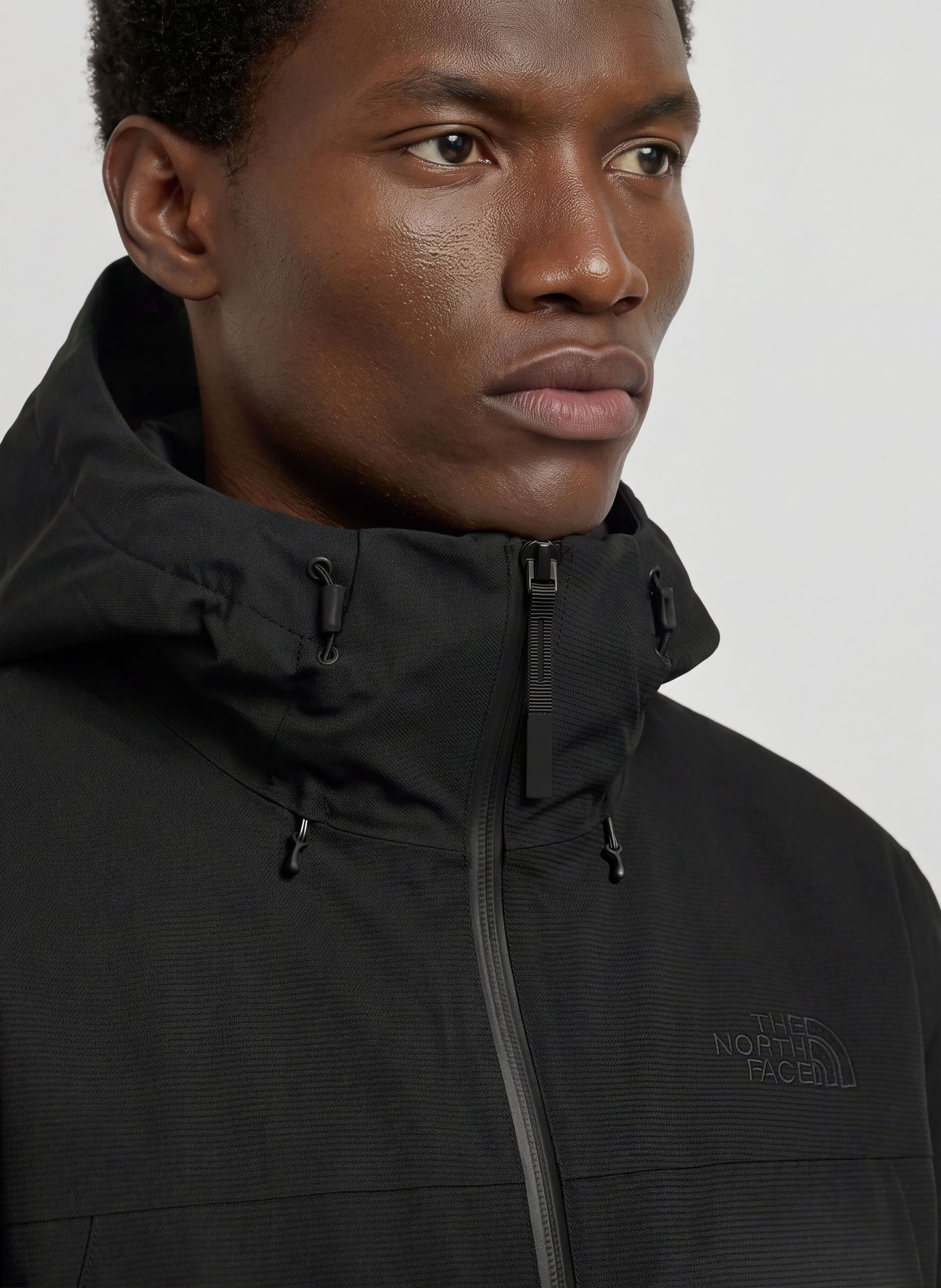 THE NORTH FACE TNF RANGE LIGHT Functional Jacket: BLACK