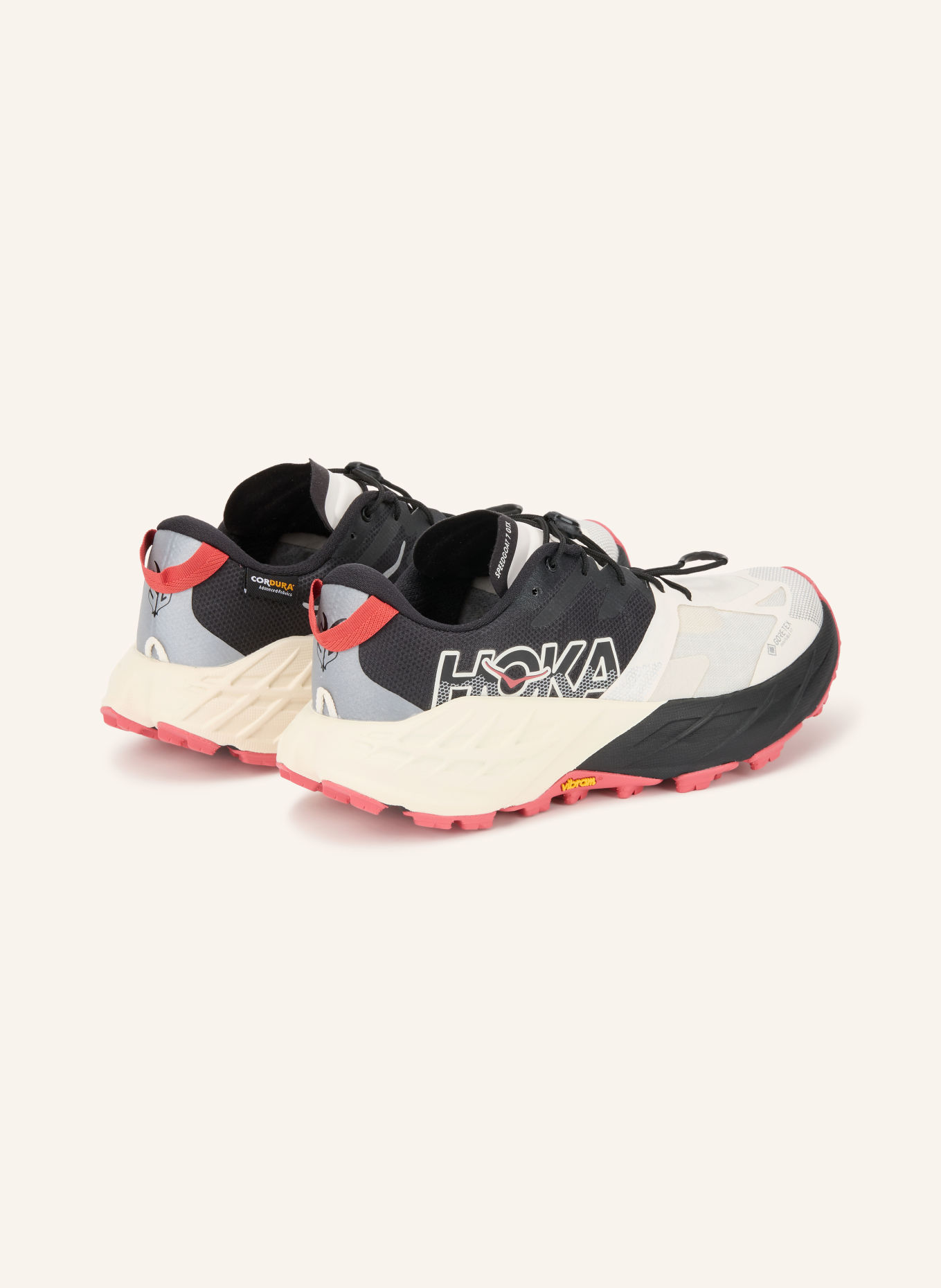 HOKA SPEEDGOAT 7 GTX Trail running shoes: CREAM / BLACK