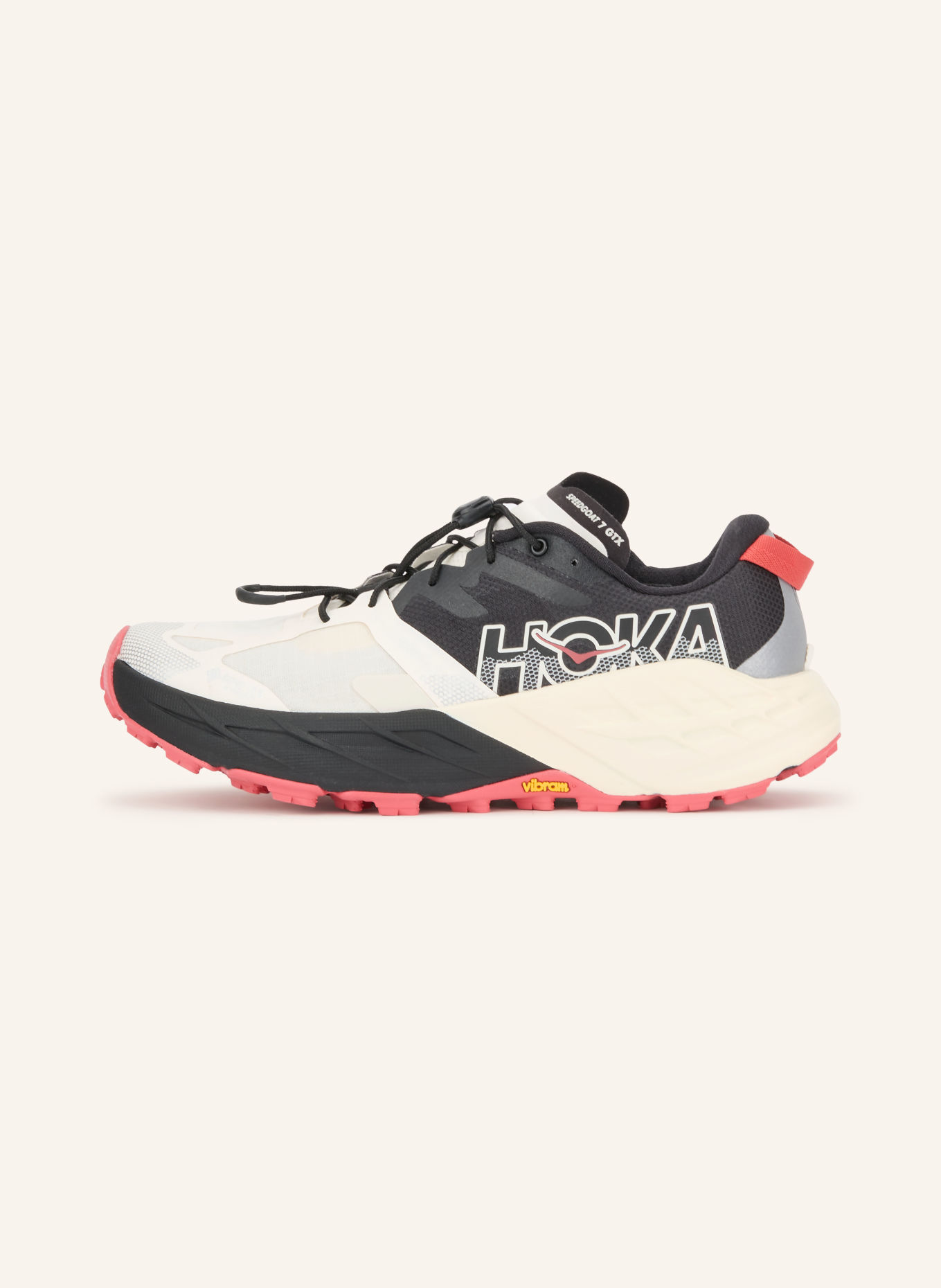HOKA SPEEDGOAT 7 GTX Trail running shoes: CREAM / BLACK
